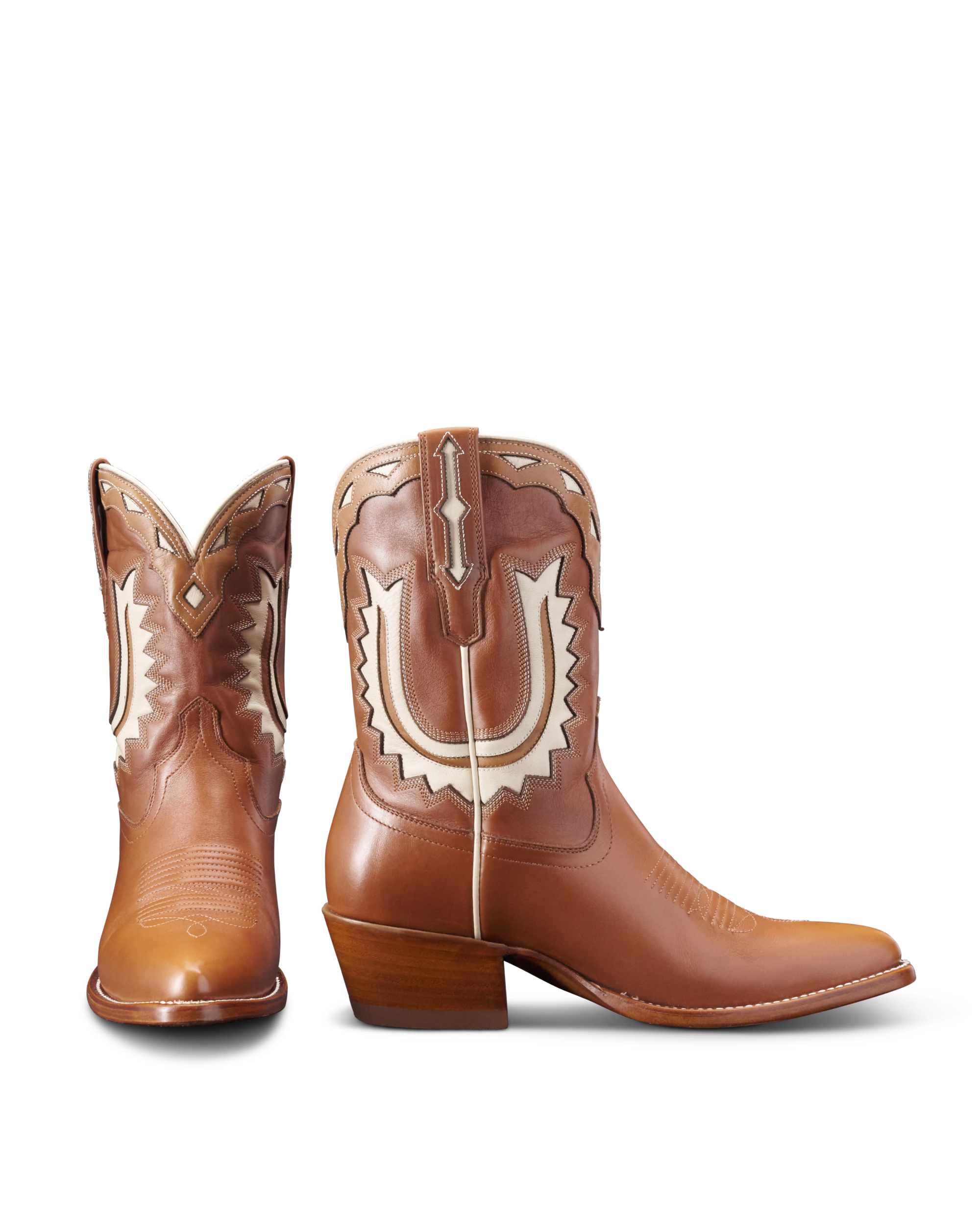 The Jolene - Caramel Bone Cowhide