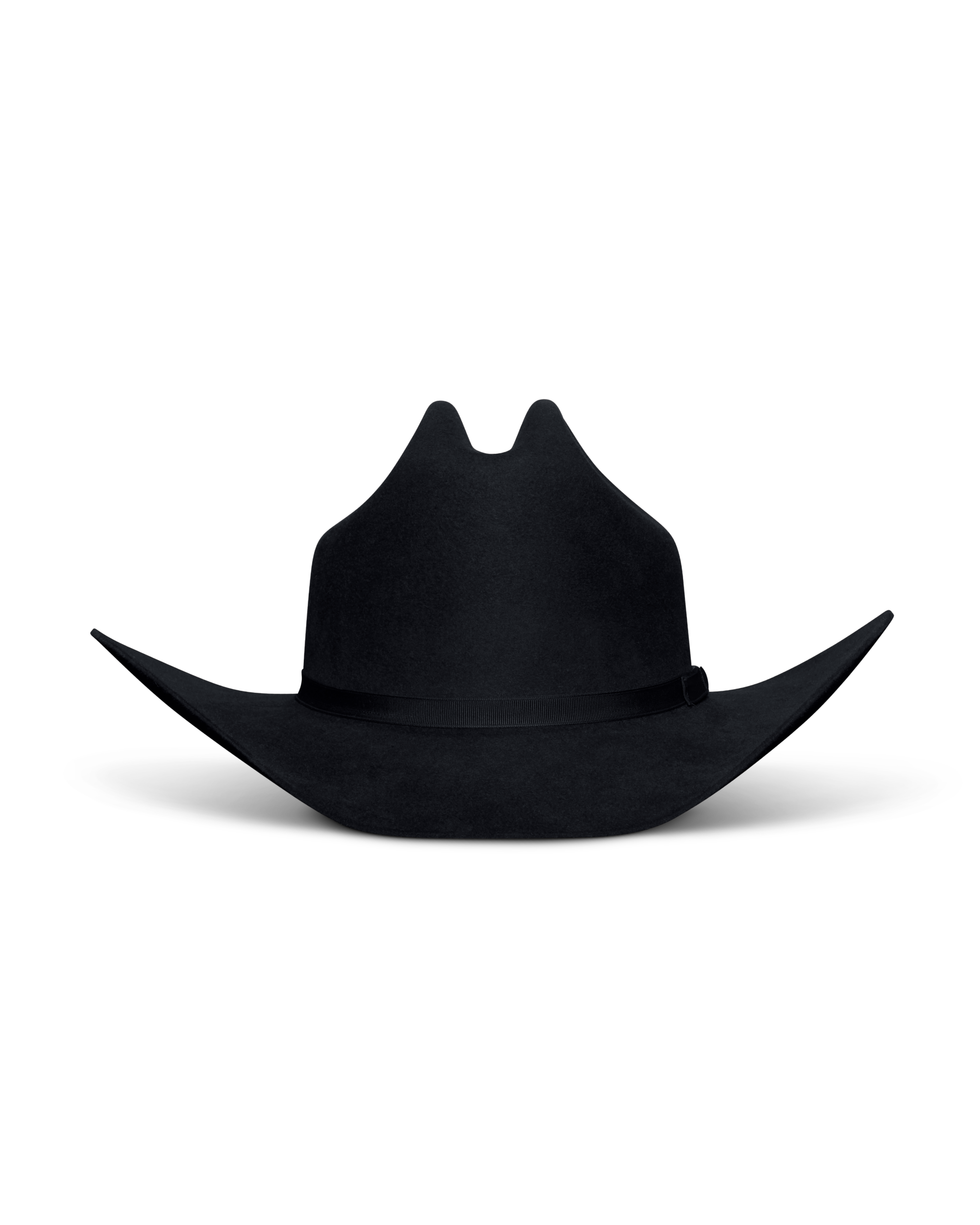 Cattleman Fur Cowboy Hat - Black Rabbit Fur