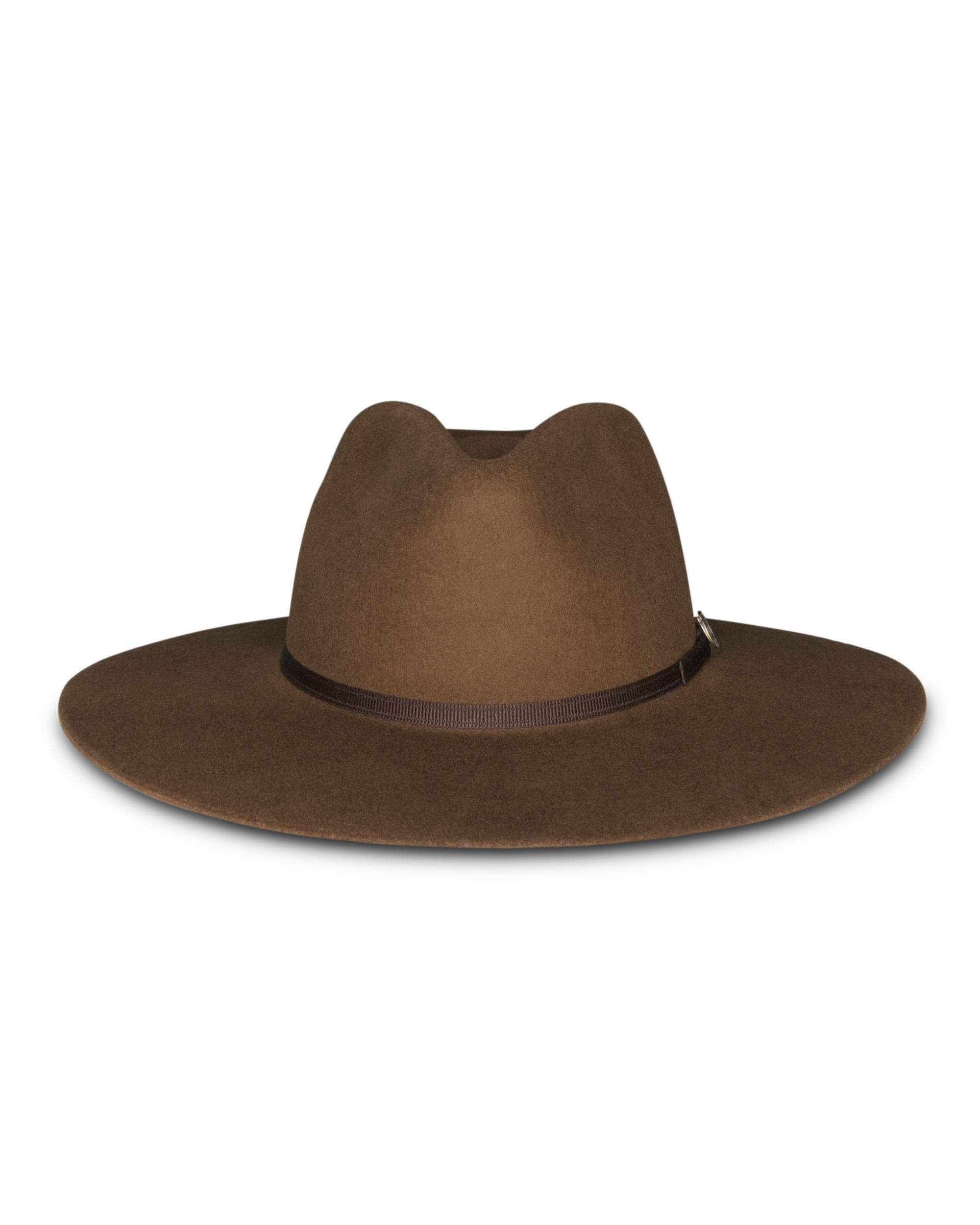 The Belle Wool Cowgirl Hat - Medium Brown Wool