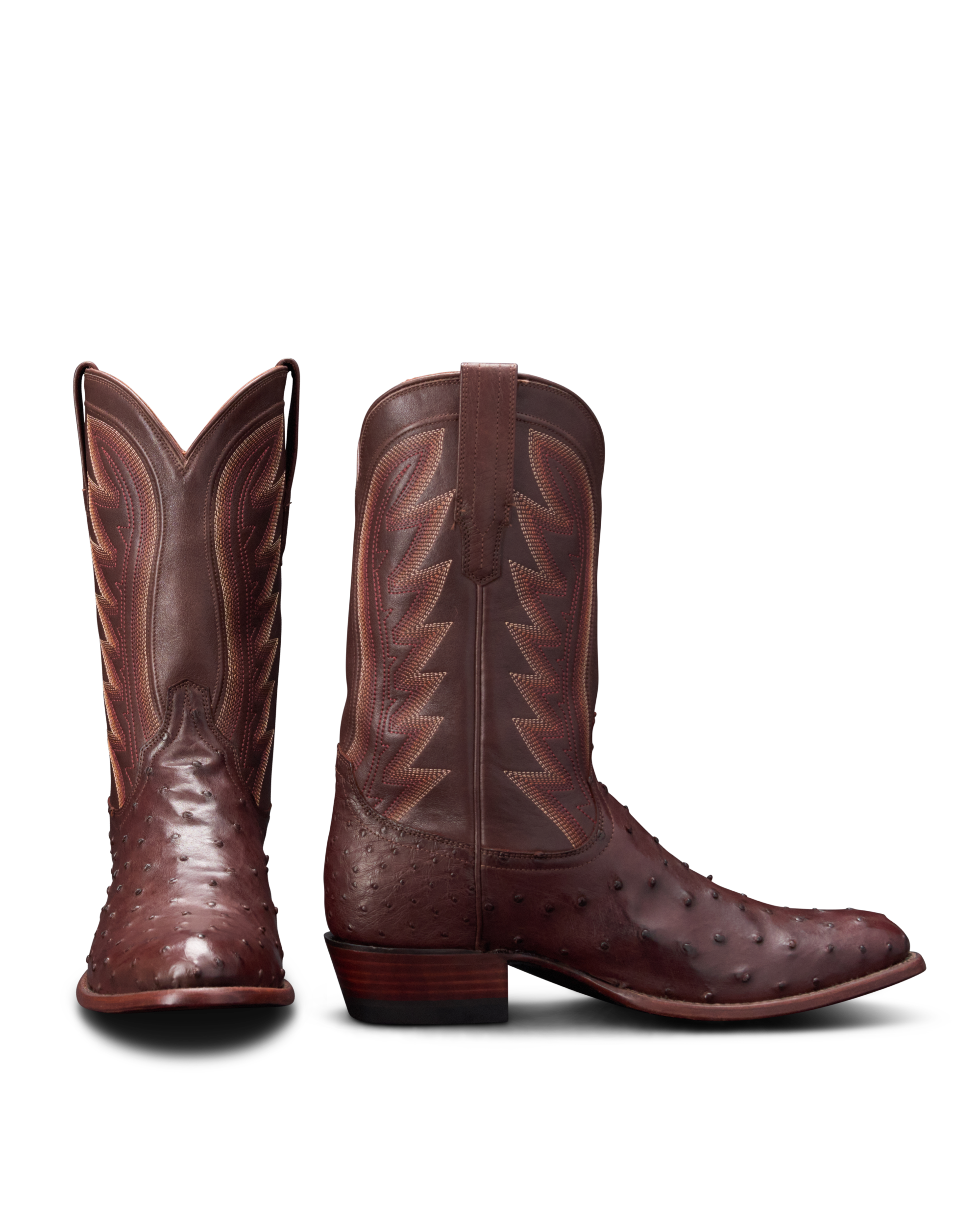The Wyatt - Mahogany Ostrich