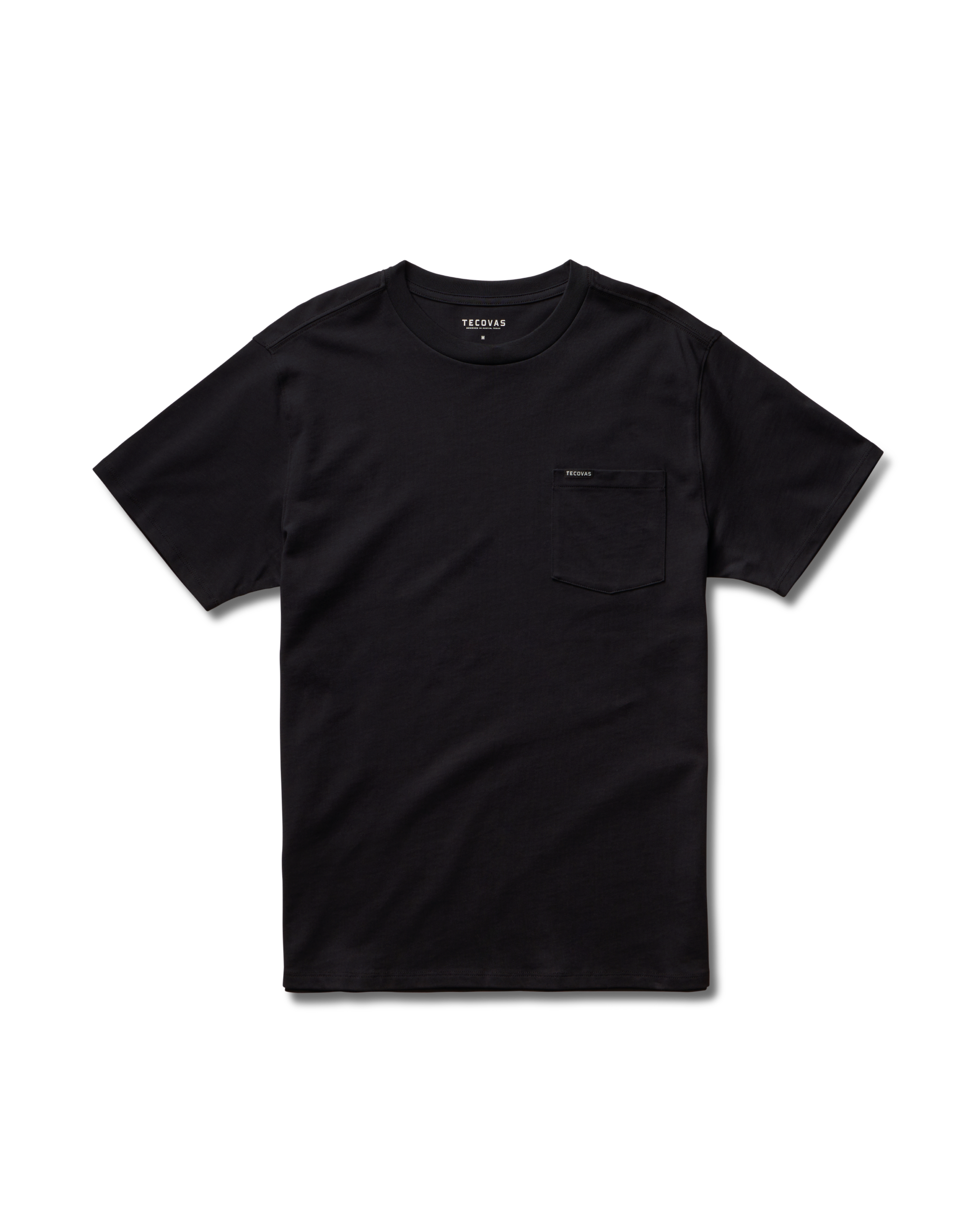 Men's Standard Issue Pocket Tee - Black Cotton