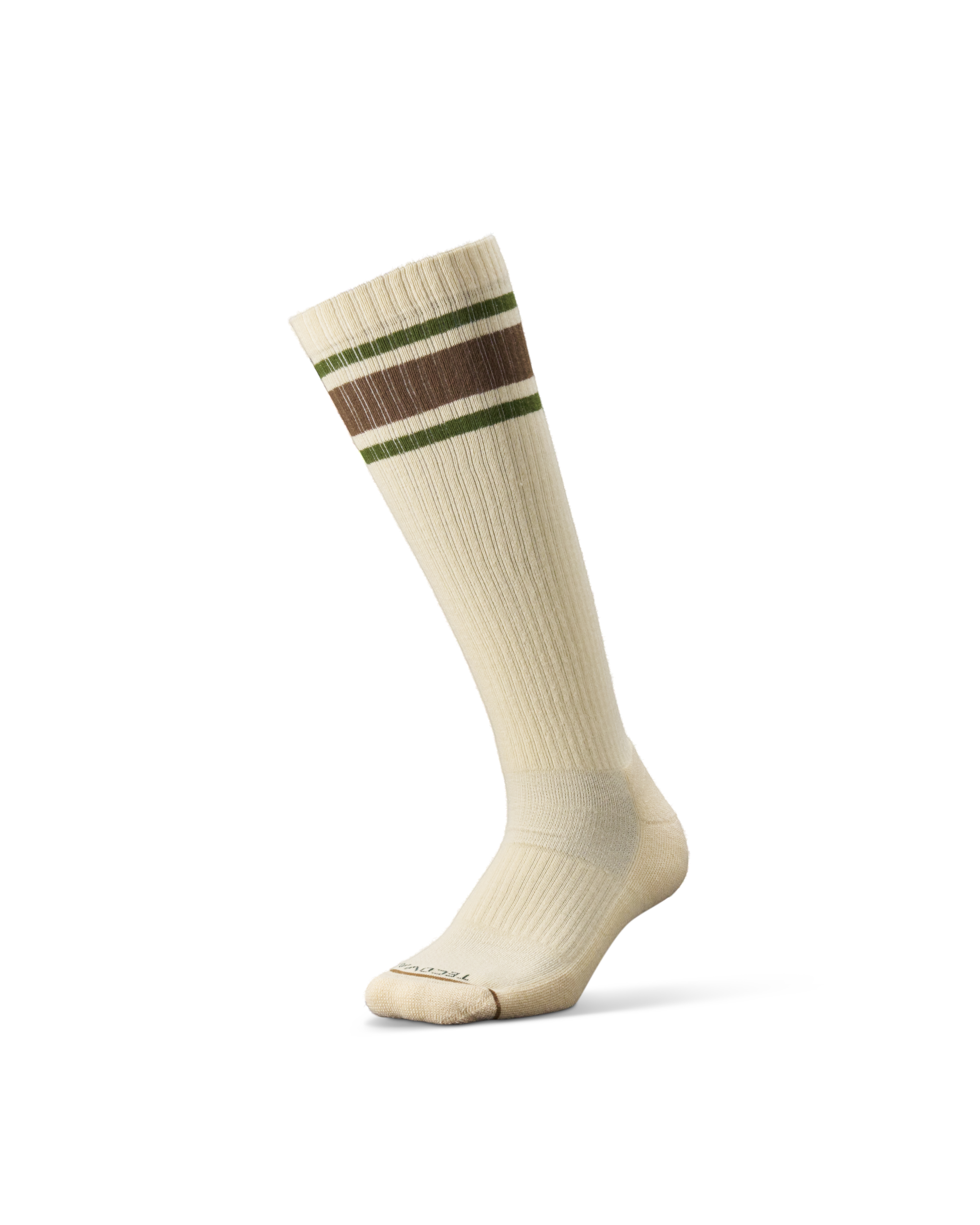 Over the Calf Performance Socks (2-Pack) - Cream Multi Polyester Spandex