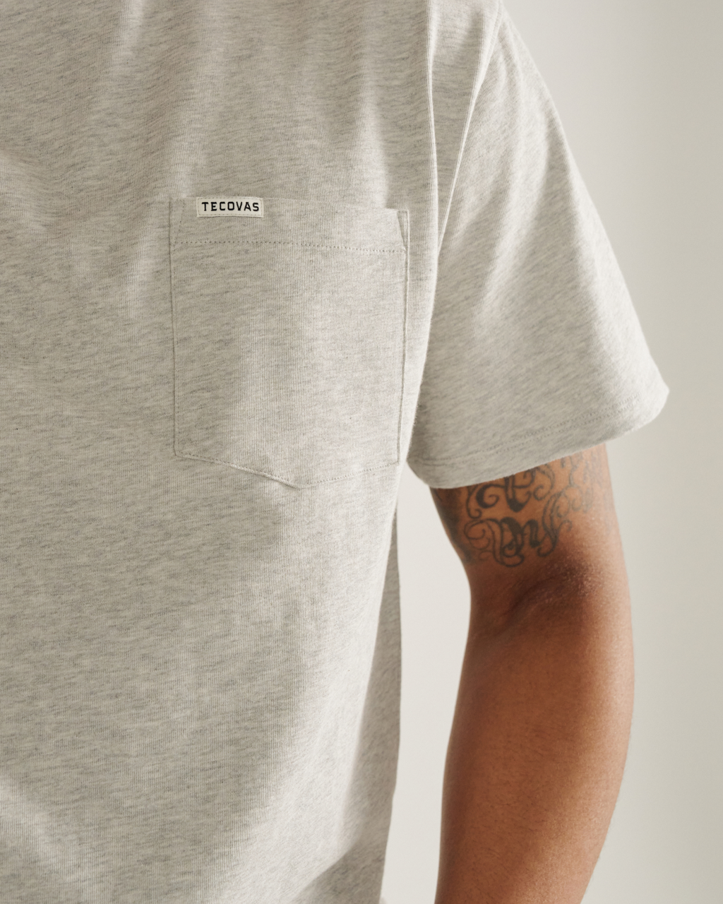 Men's Standard Issue Pocket Tee - Gray Heather Cotton