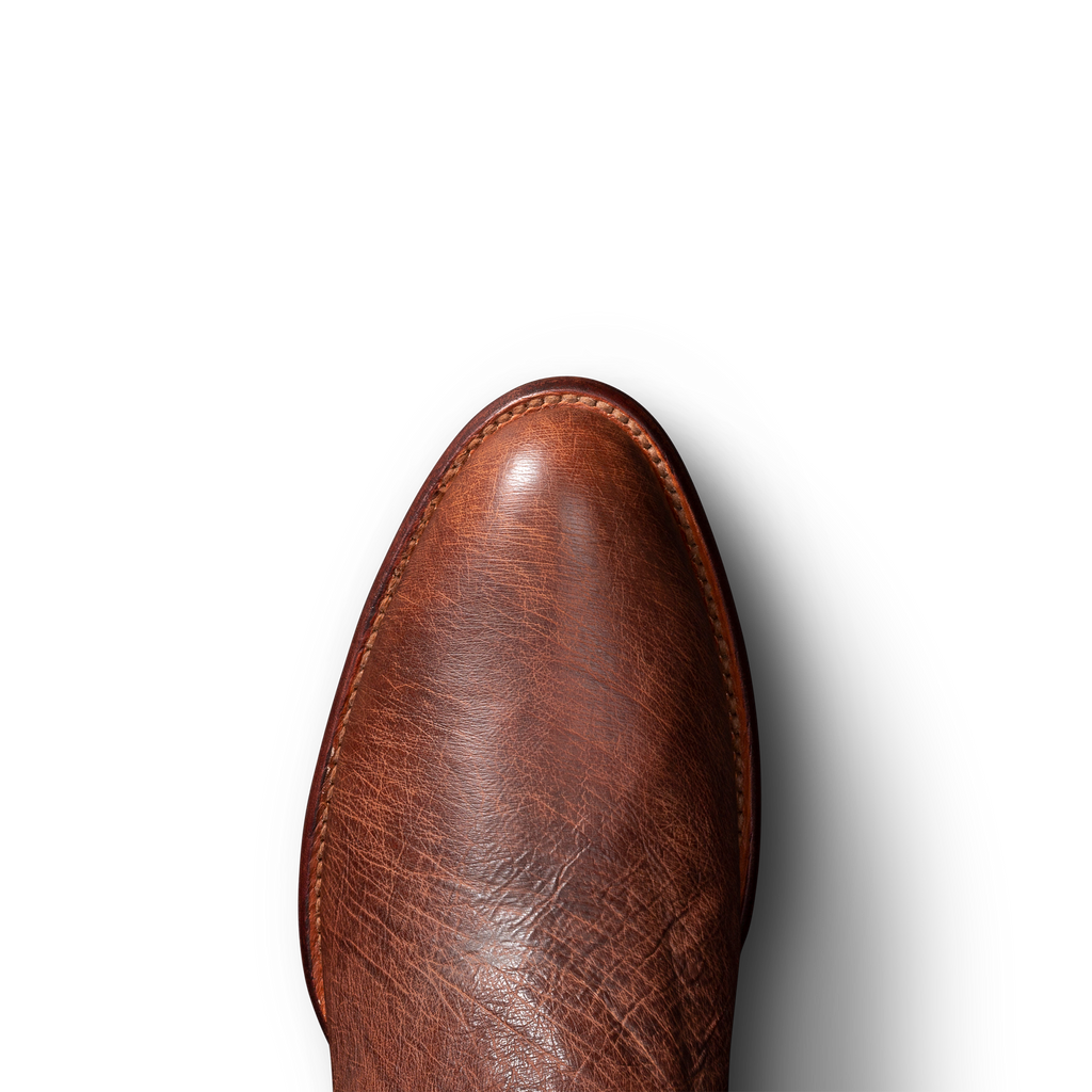 The Wade - Russet Smooth Ostrich