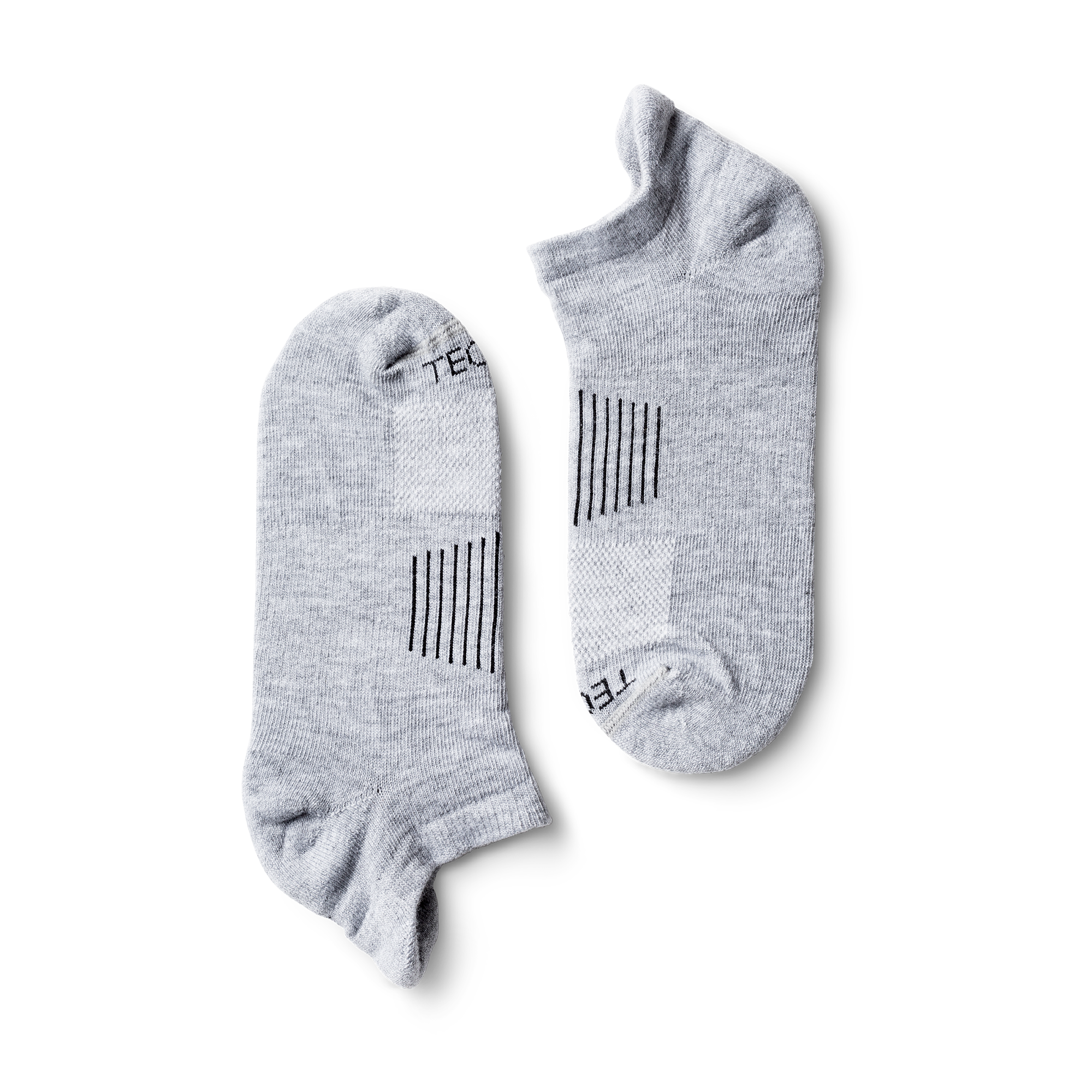 Ankle Socks (3-Pack) - Gray Polyester Spandex