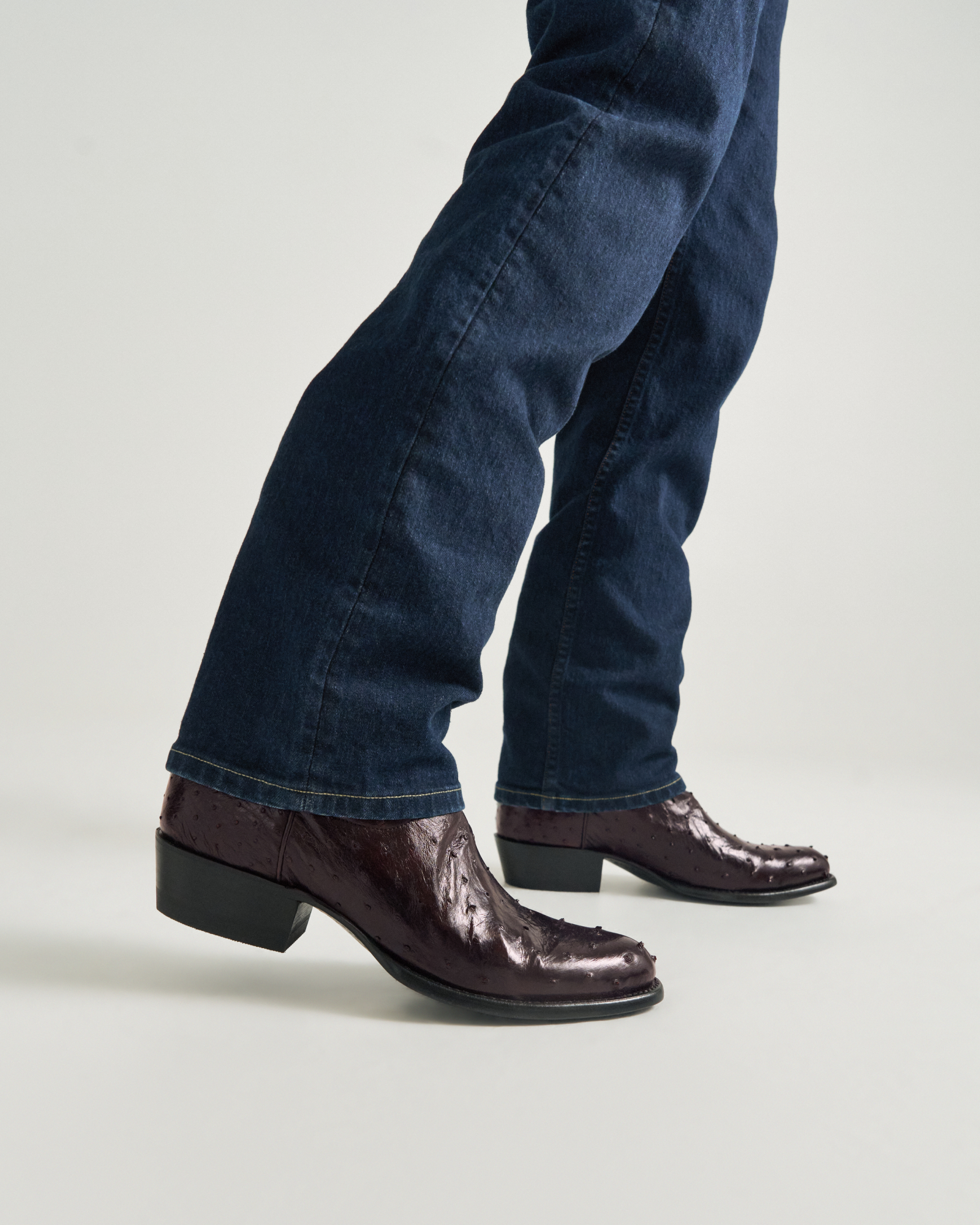 The Wyatt - Black Cherry Ostrich