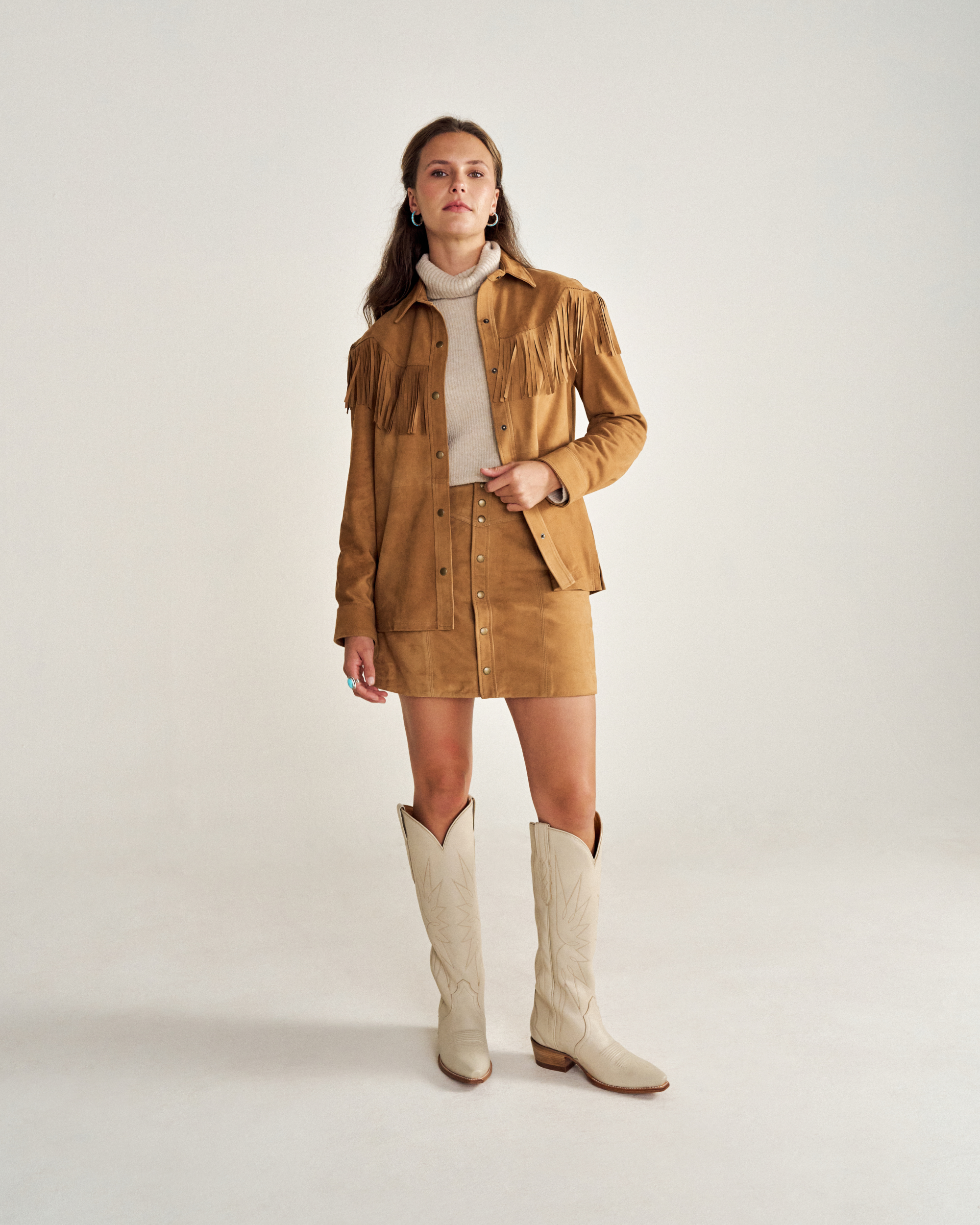 The Loretta - Cream Cowhide