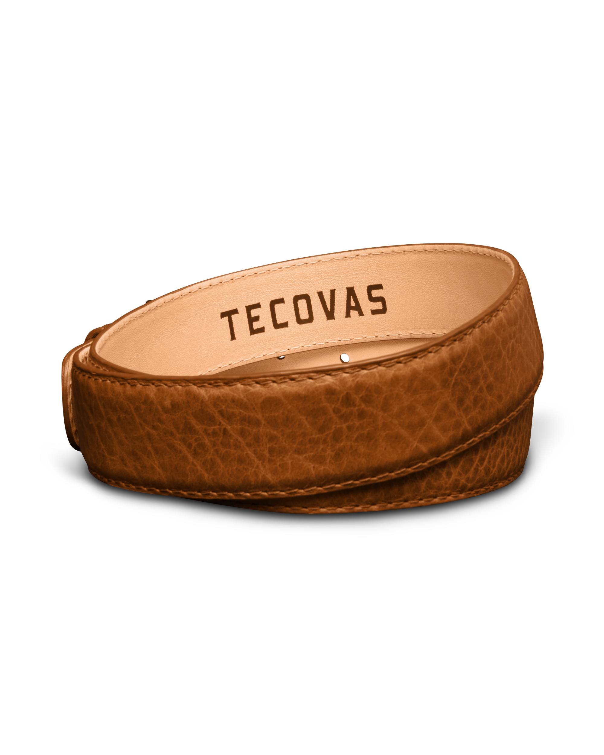Men's Bison Belt - Tan Bison