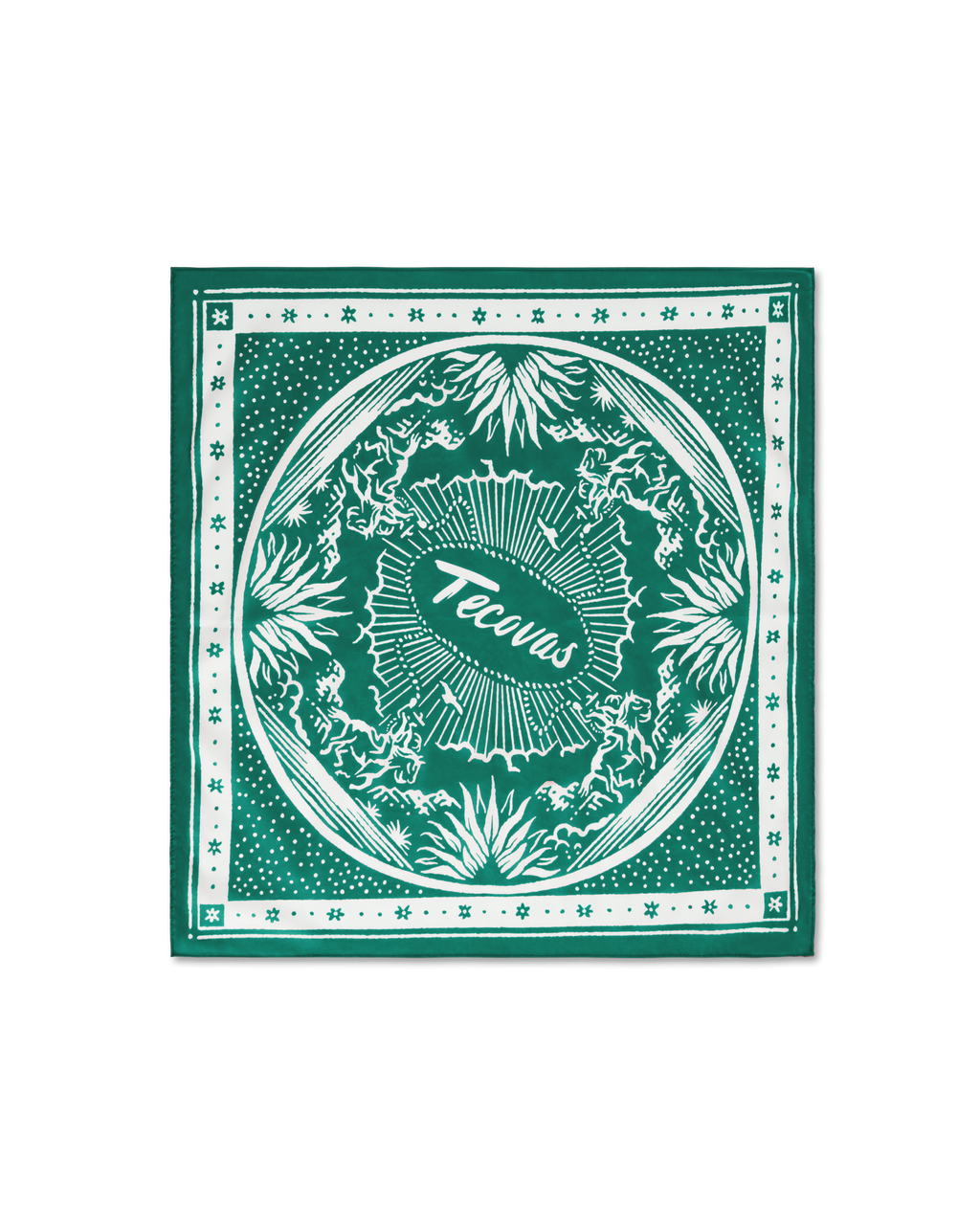 Gameday Bandana - Green Cotton