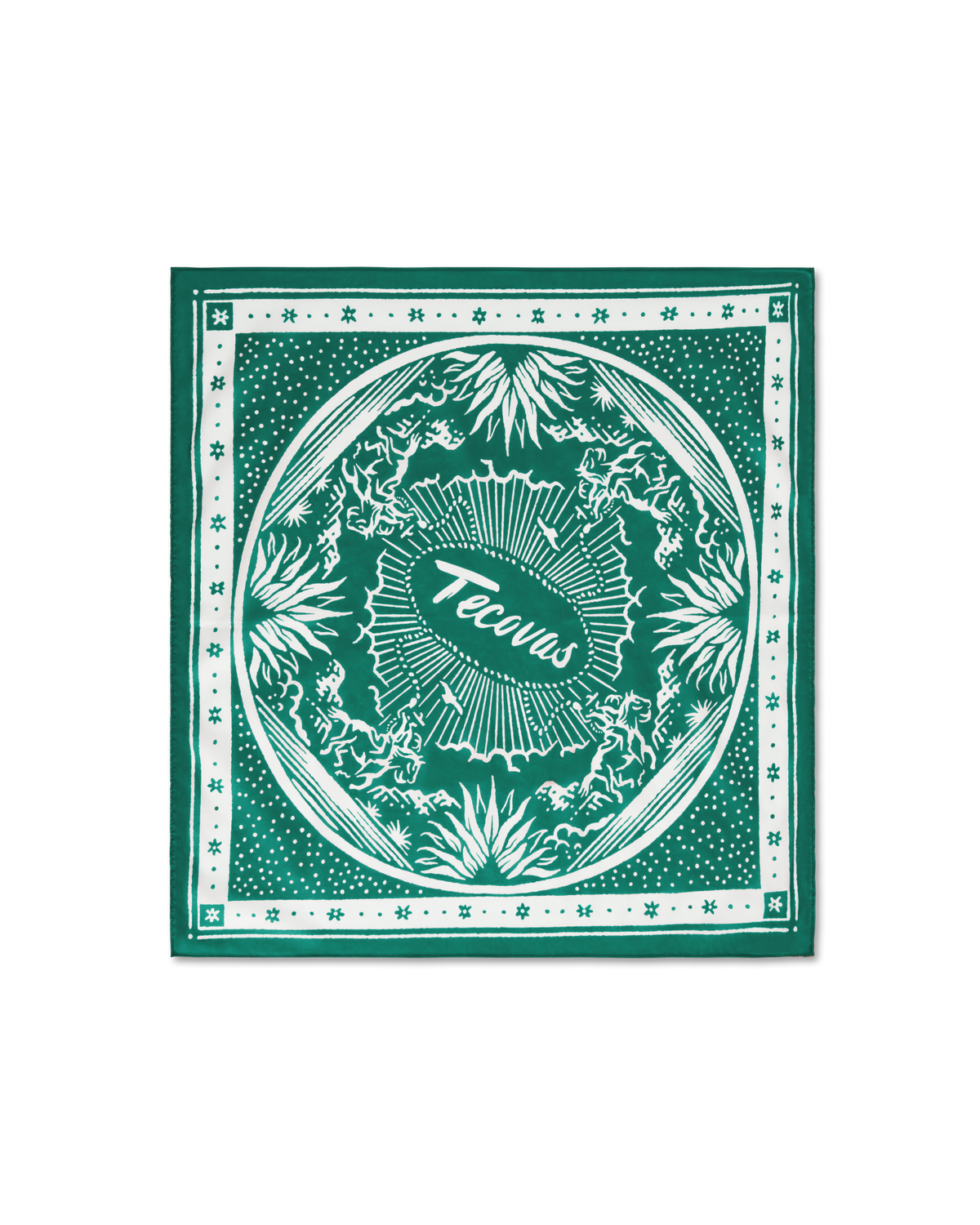 Gameday Bandana - Green Cotton