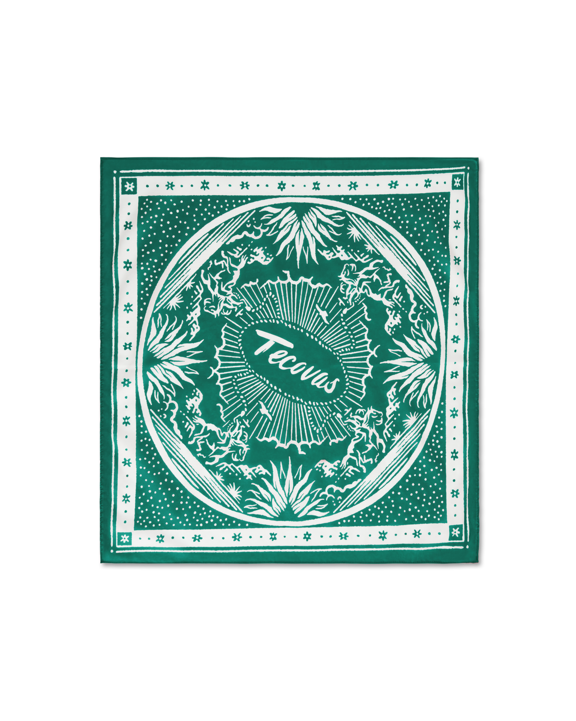 Gameday Bandana - Green Cotton