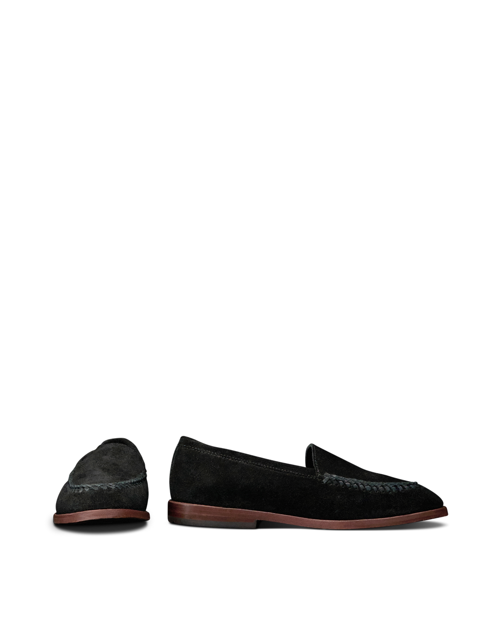 The Claire Braid - Midnight Suede