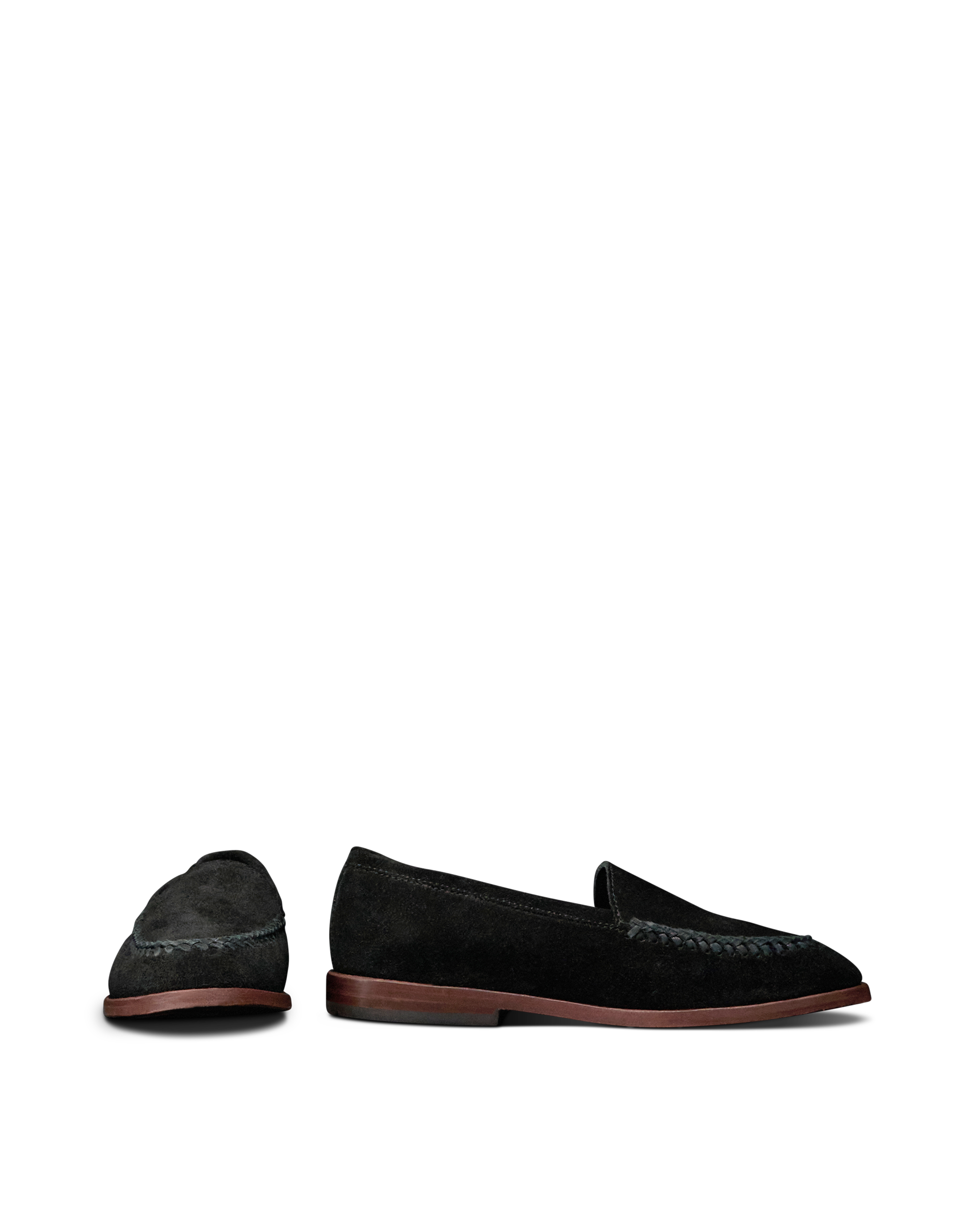 The Claire Braid - Midnight Suede
