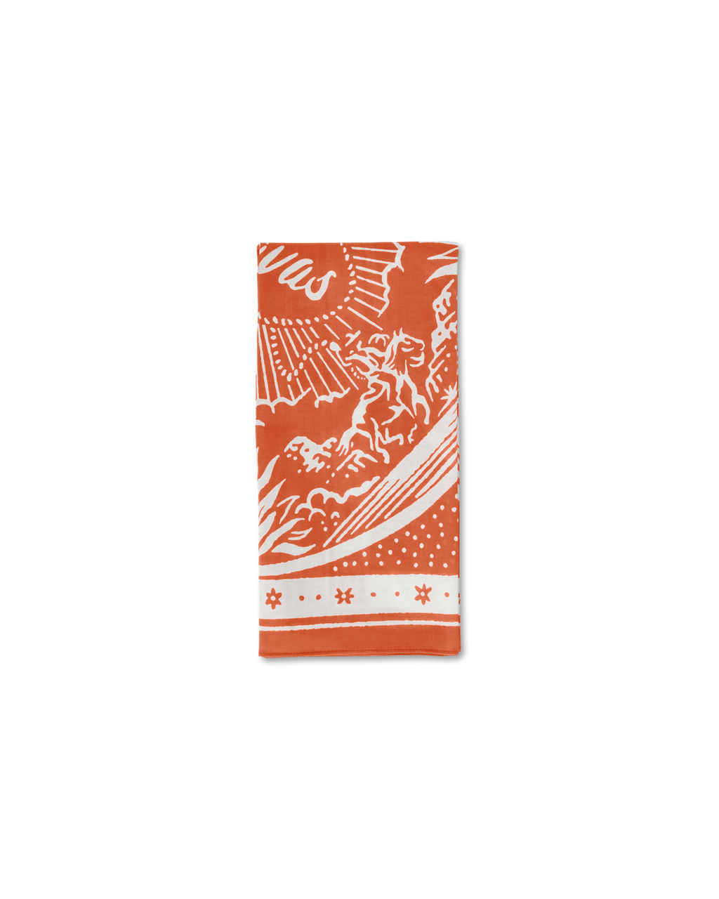 Gameday Bandana - Burnt Orange Cotton