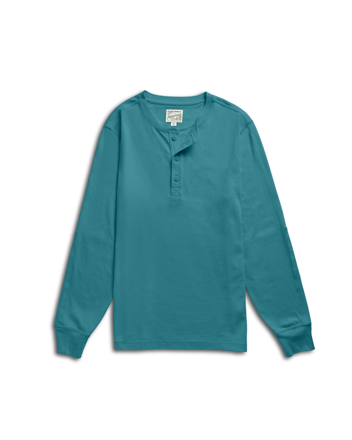 Men's Long Sleeve Henley - Hydro Cotton