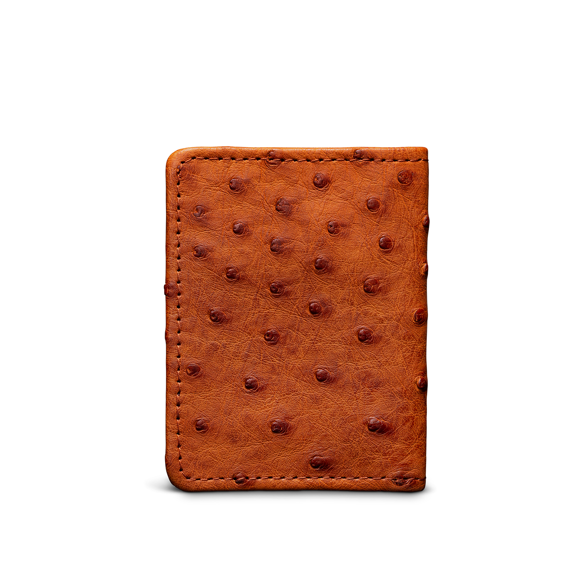 Ostrich Bifold - Pecan Ostrich