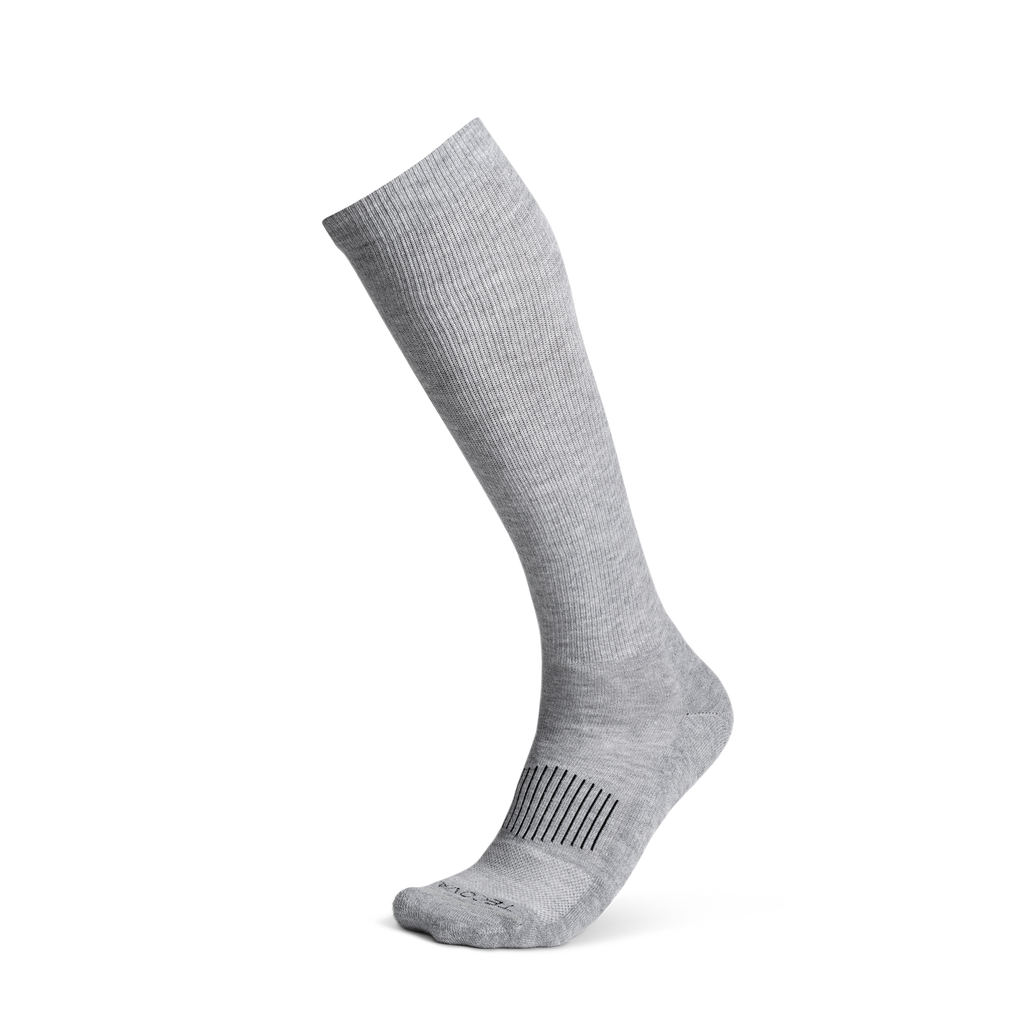Over-The-Calf Socks (3-Pack) - Gray Polyester Spandex