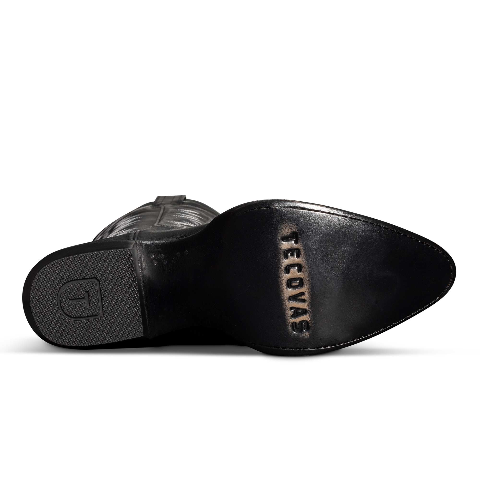 The Abby Wide Calf - Midnight Cowhide