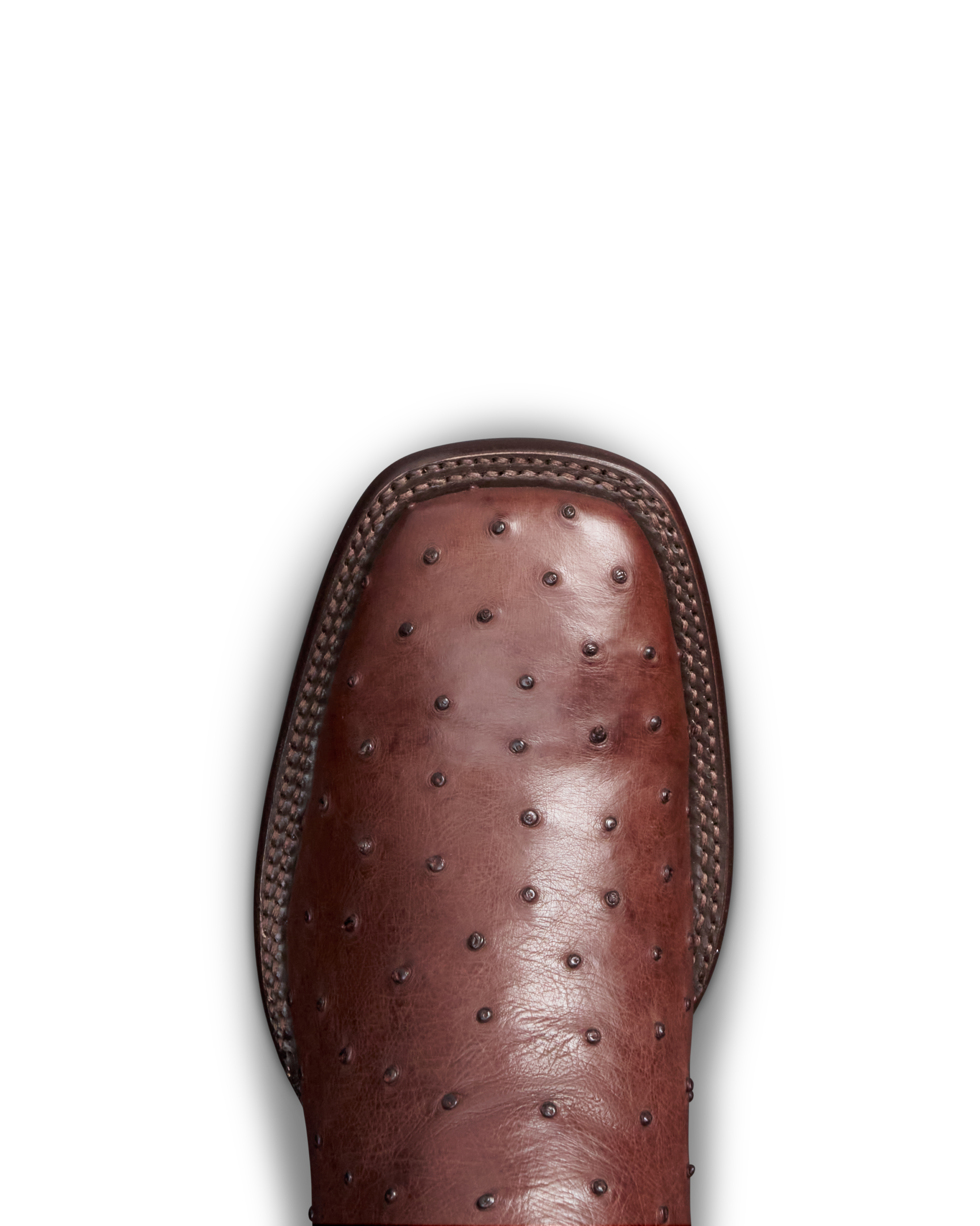 The Emmitt - Hazelnut Denim Ostrich