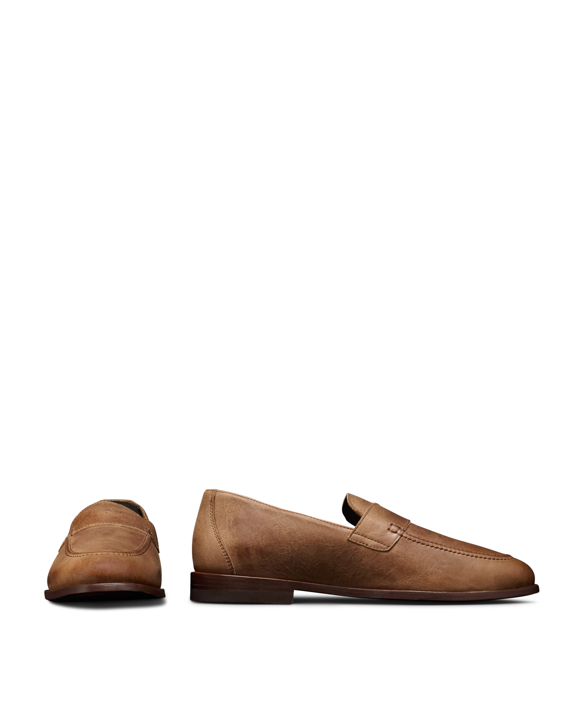 The Monterrey Penny - Chestnut Cowhide