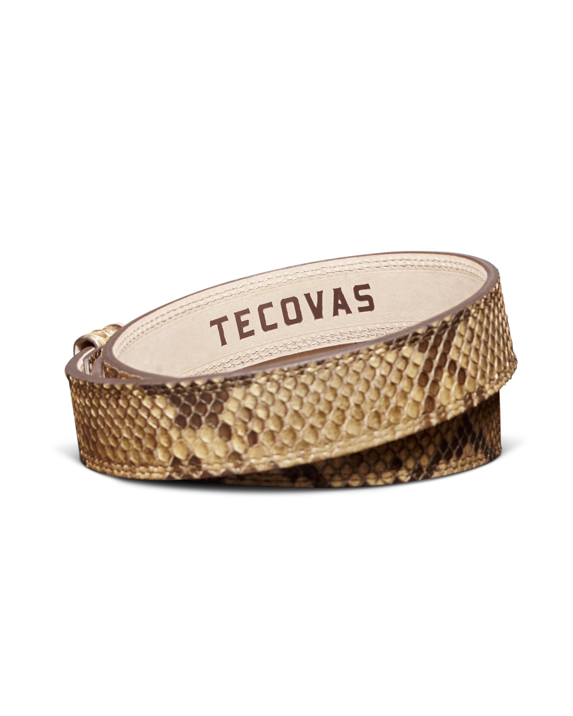 Women's Python Belt - Natural Python