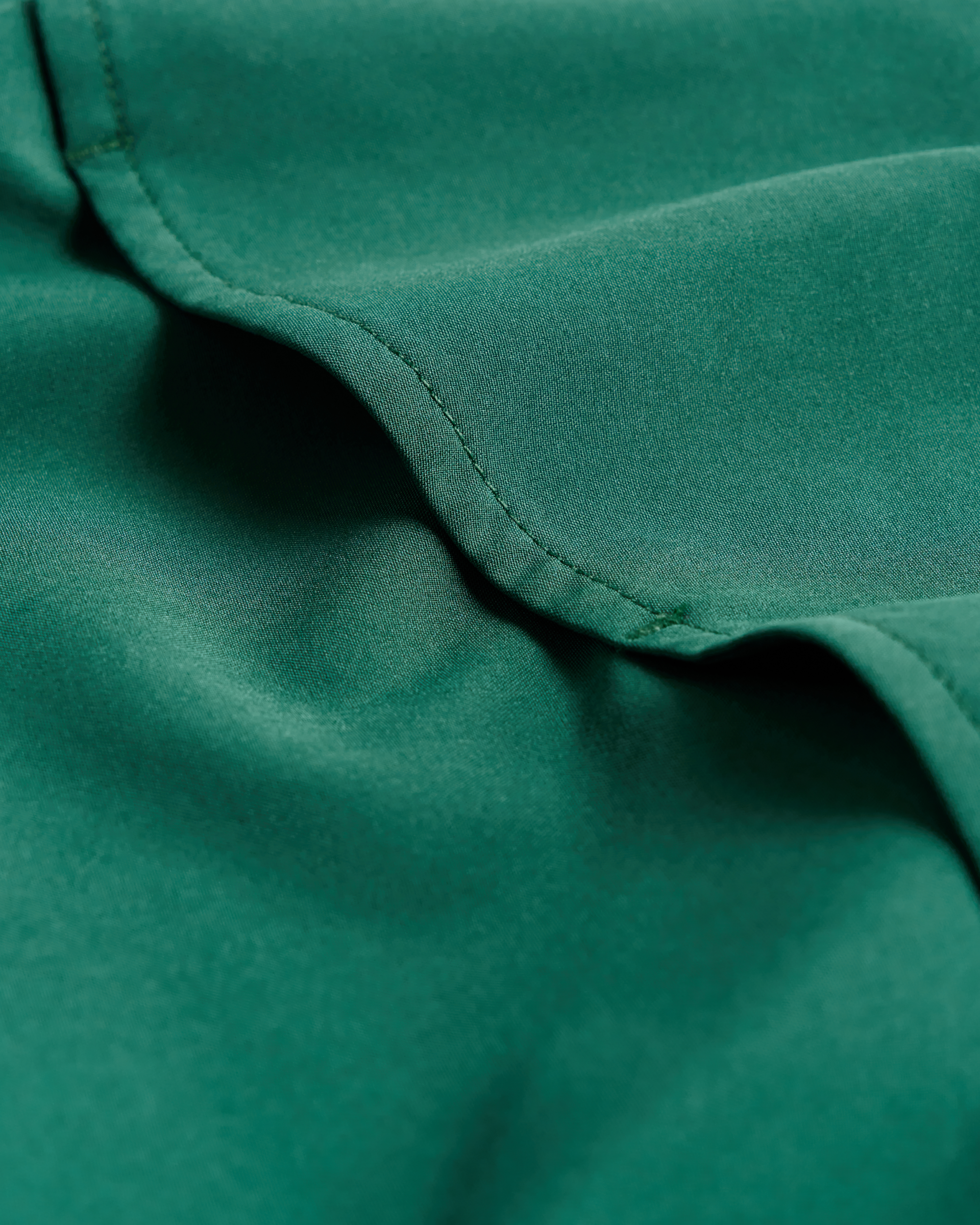 Men's Performance Long Sleeve Western Pearl Snap - Classic Fit - Hunter Green Performance