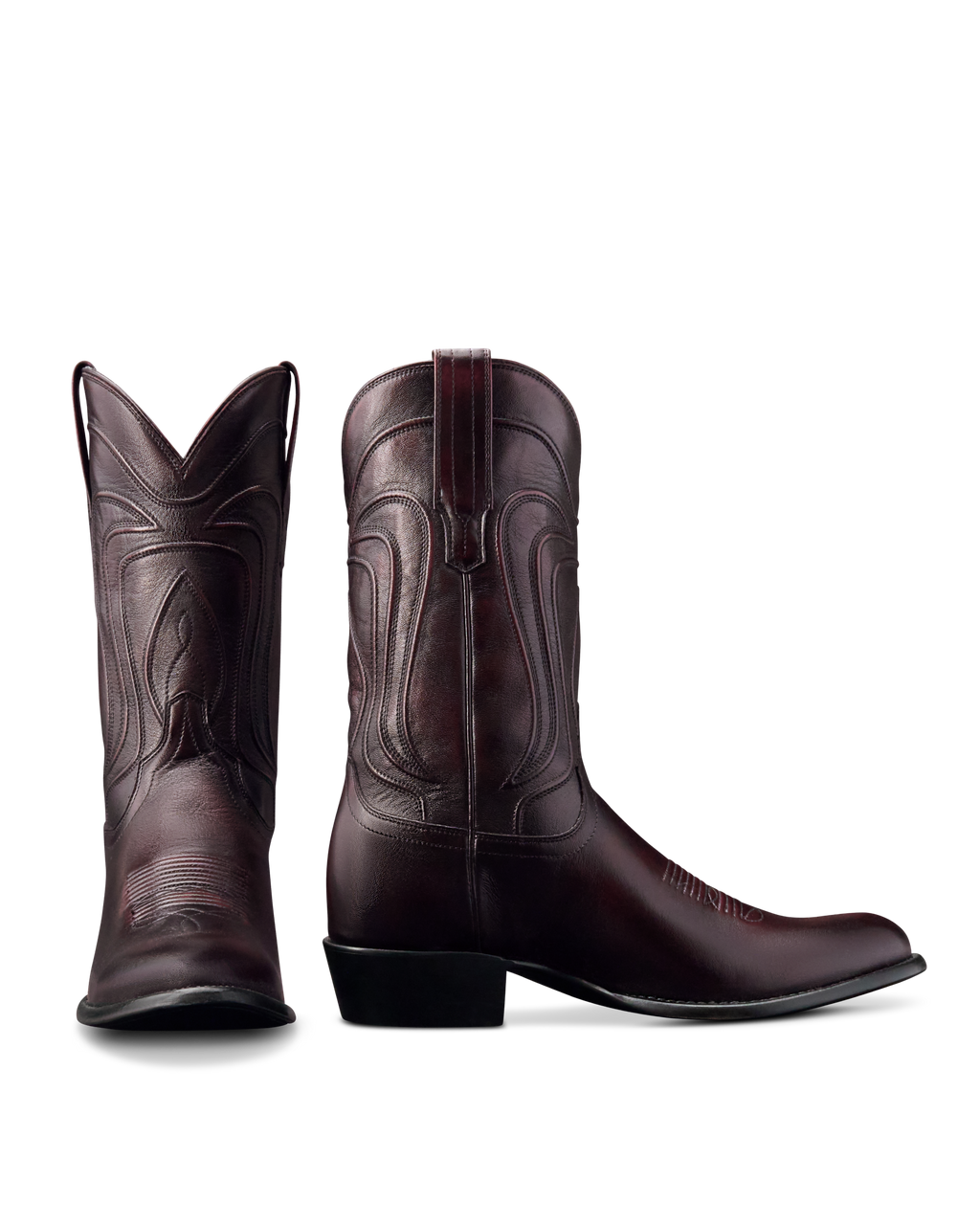The Cartwright - Black Cherry Cowhide