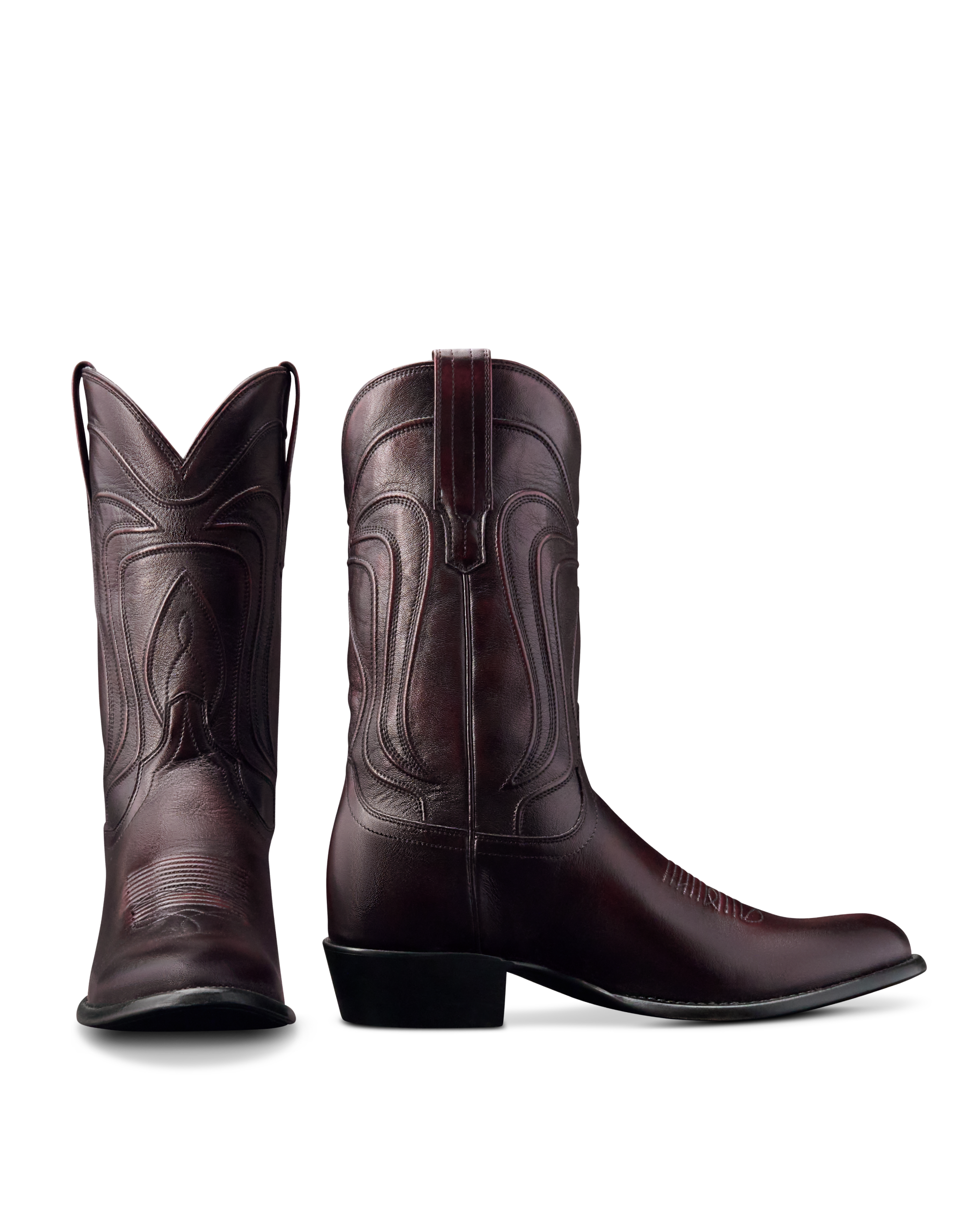 The Cartwright - Black Cherry Cowhide