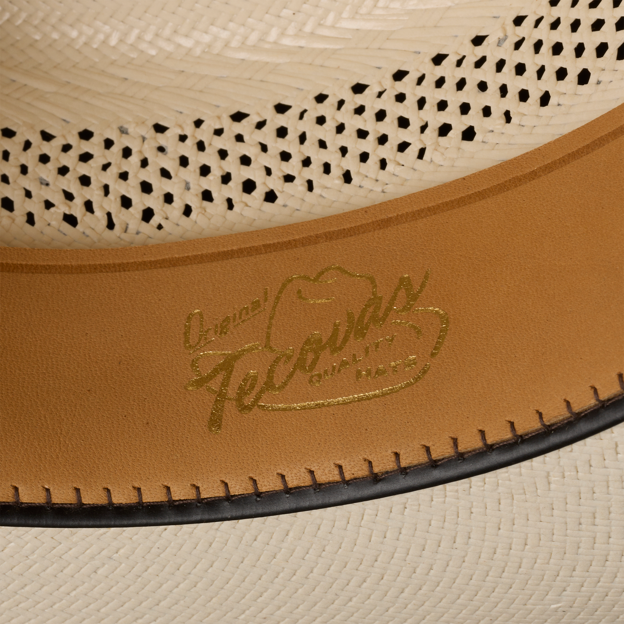 Cattleman Straw Cowboy Hat - Natural Straw