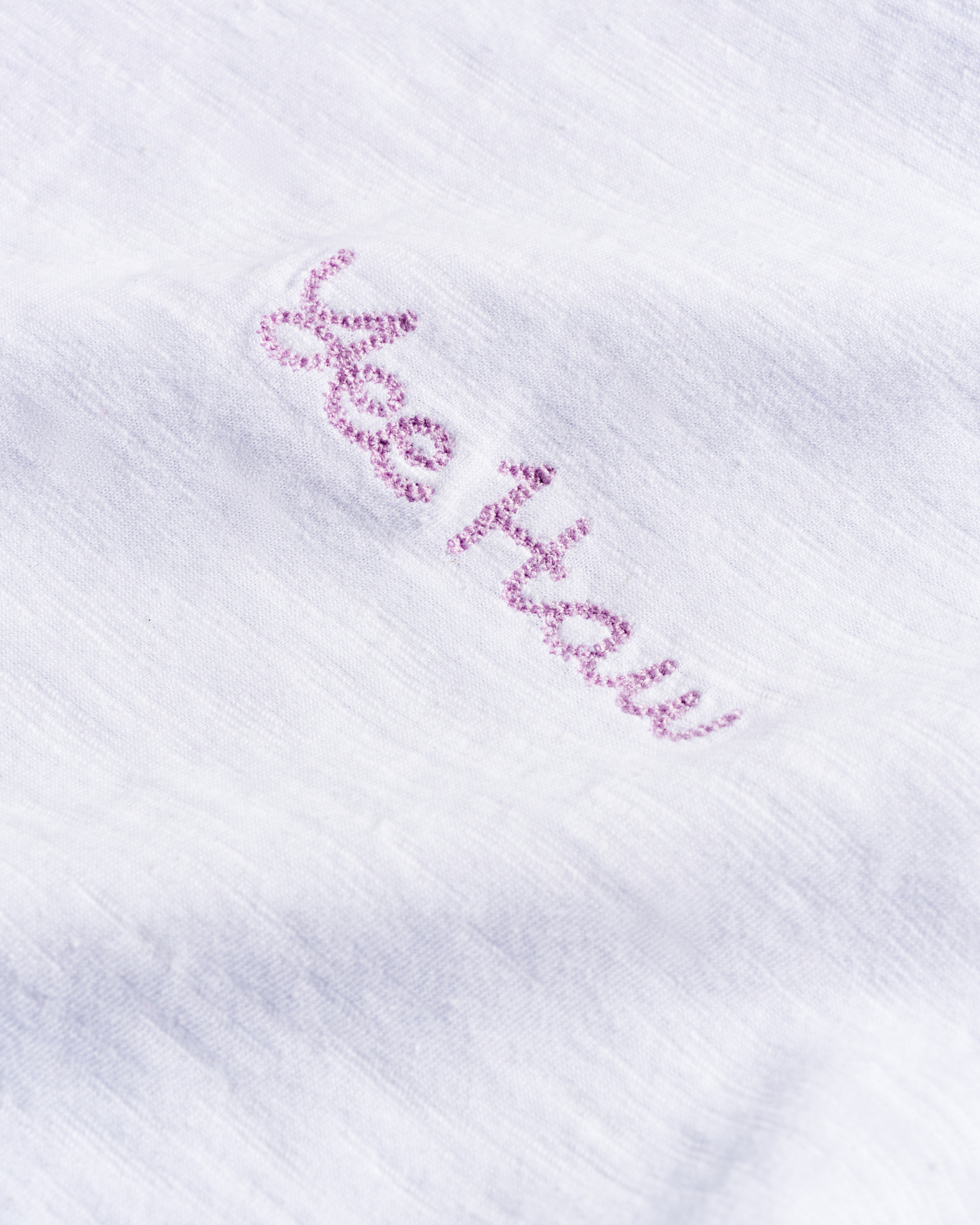 Women's Vintage Ringer Tee - White Lilac Cotton