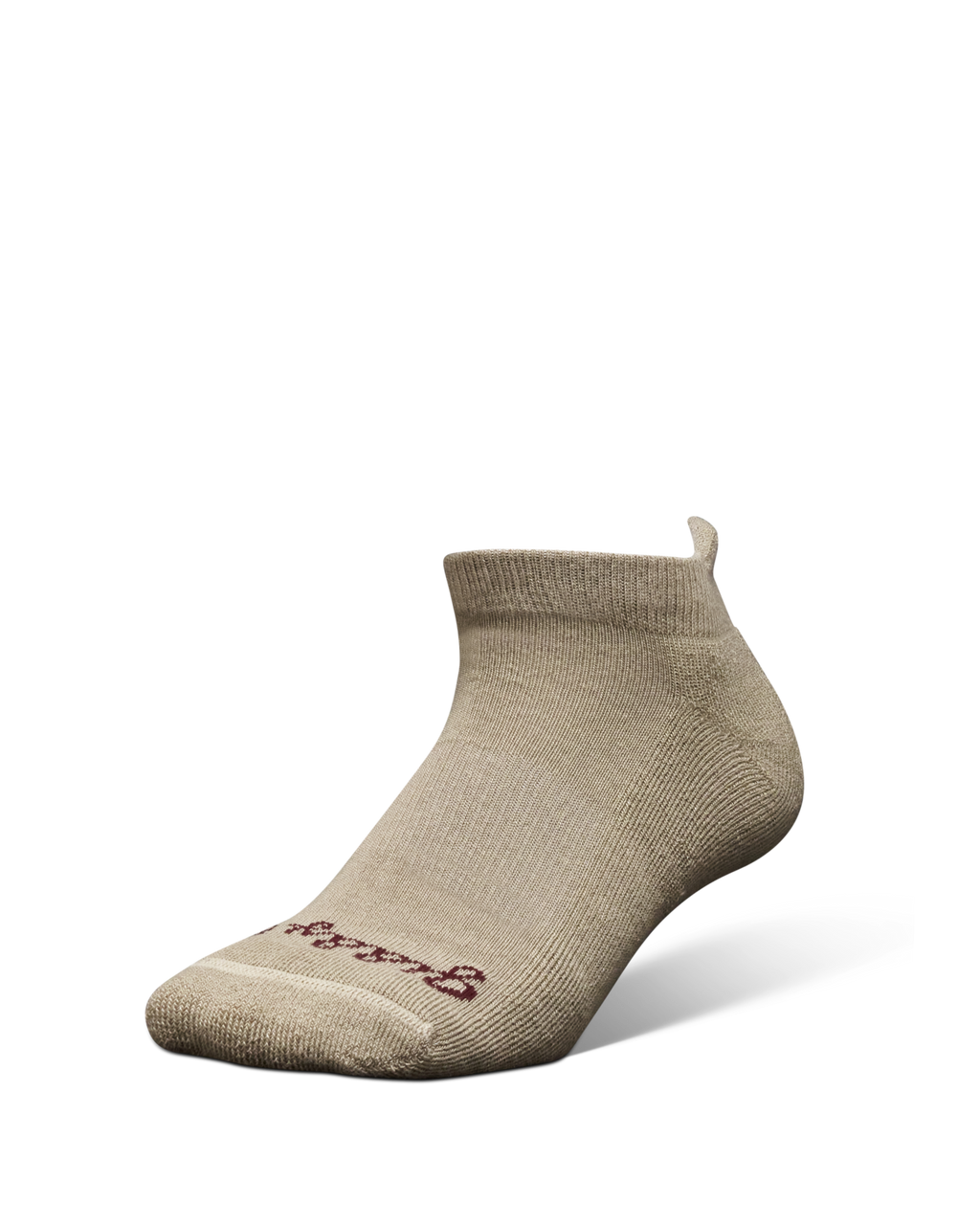 Giddy Up Ankle Sock (2-Pack) - Cream Burgundy Polyester Spandex