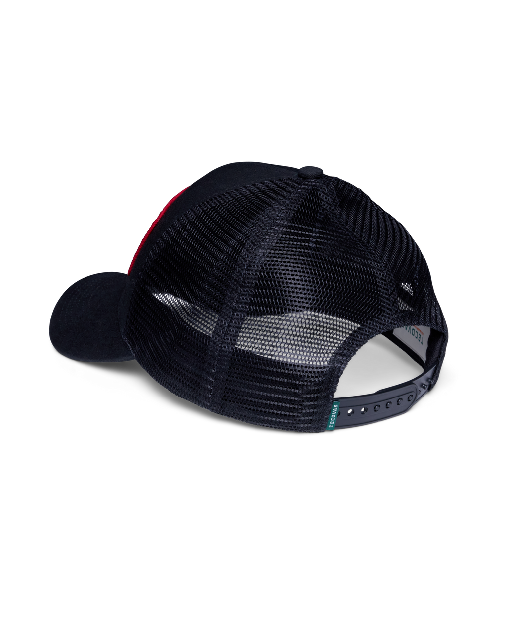 Mechanic Mid Profile Trucker Hat - Black Cotton Polyester