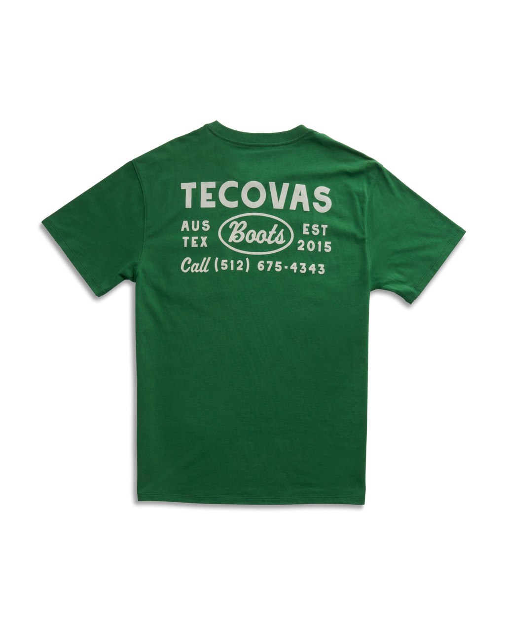 Men's Boots Advertisment Tee - Green Pima Cotton