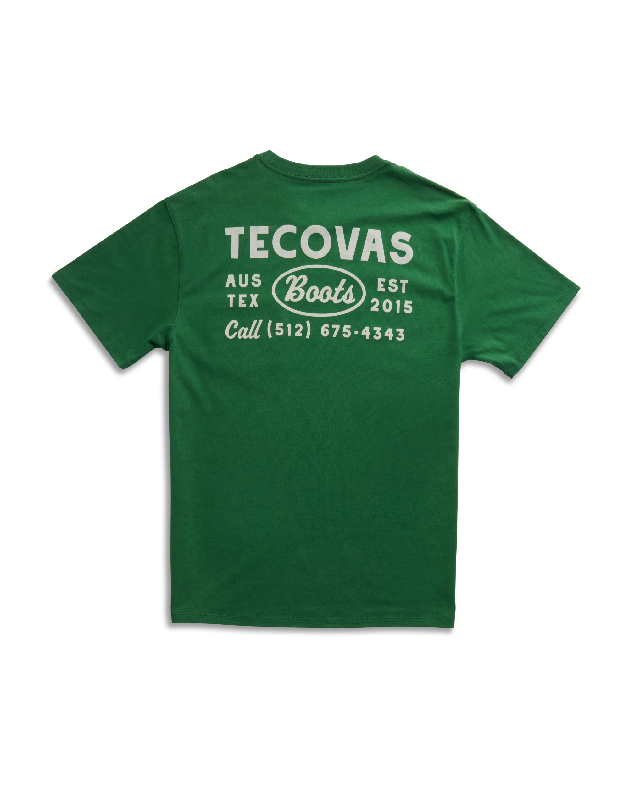 Men's Boots Advertisment Tee - Green Pima Cotton