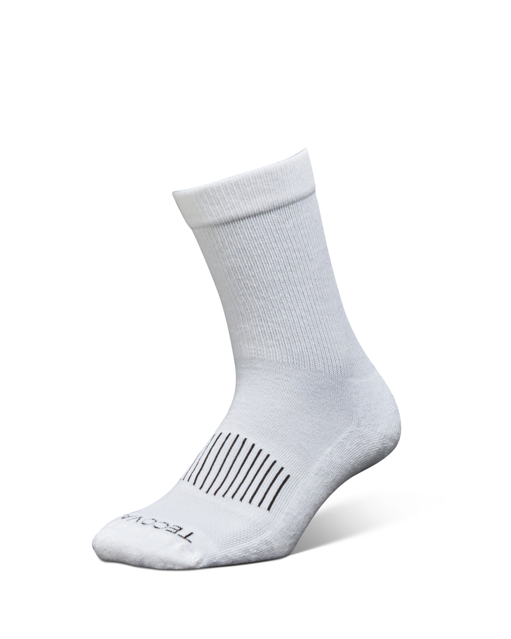 Crew Socks (3-Pack) - White Green Light Gray Polyester Spandex