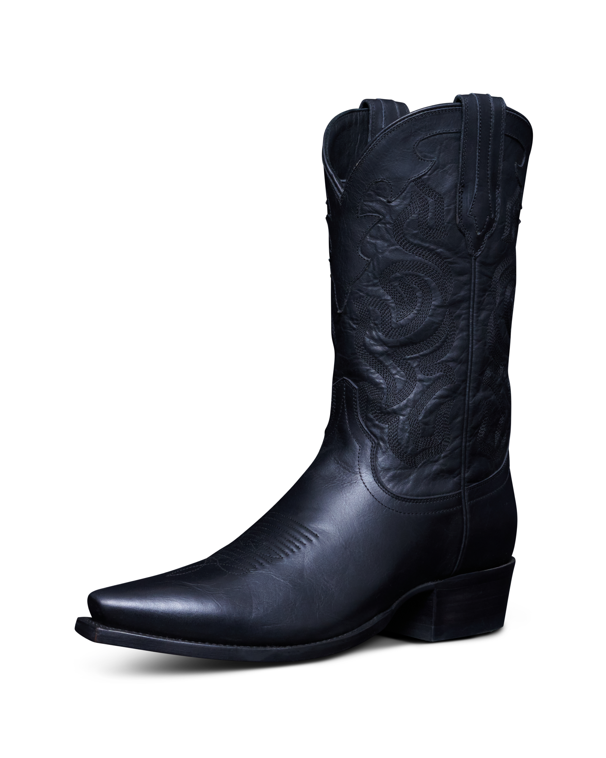 The Garrett - Midnight Cowhide