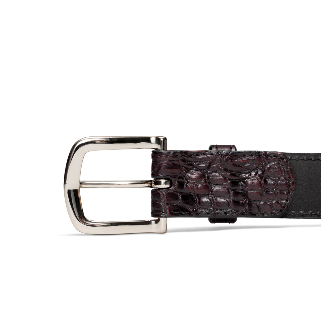 Men's Crocodile Belt - Midnight Crocodile