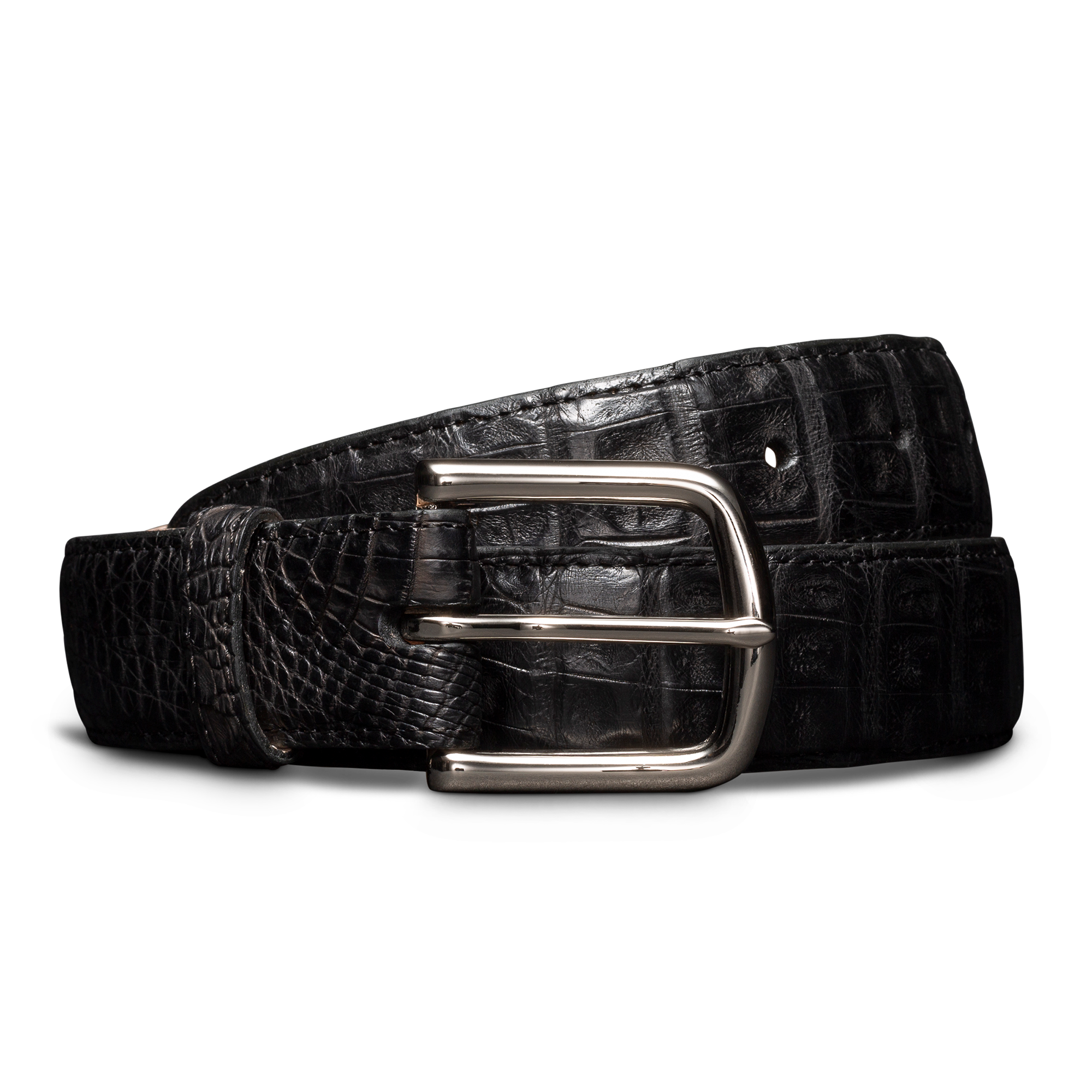 Men's Caiman Belt - Mahogany Caiman