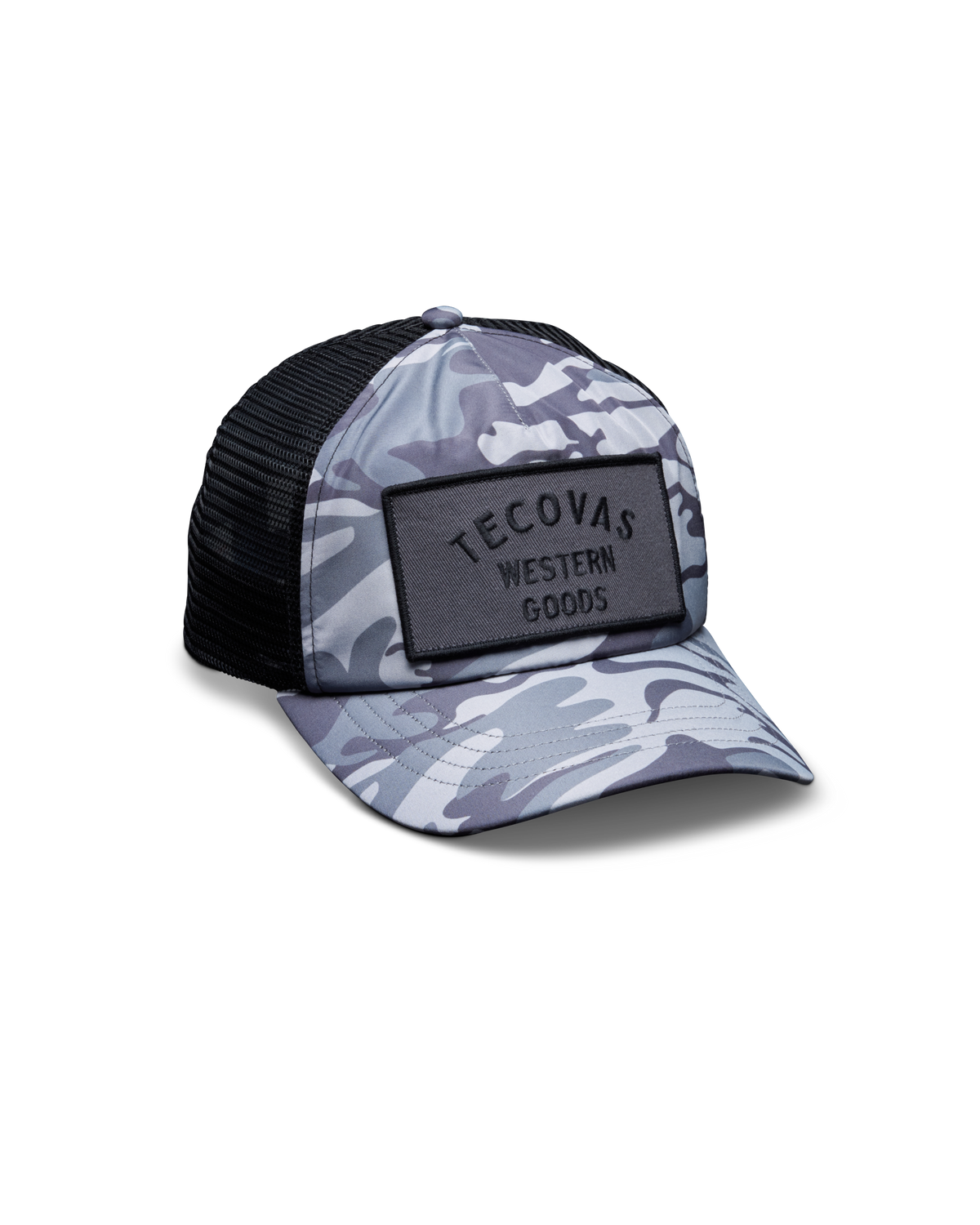 Western Goods Trucker Hat - Gray Camo Polyester