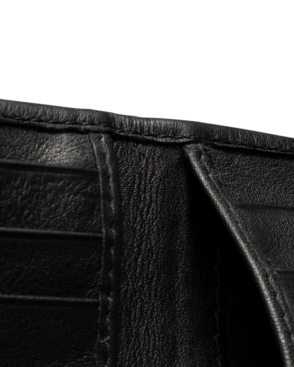 Cowhide Bifold Card Case - Midnight Cowhide