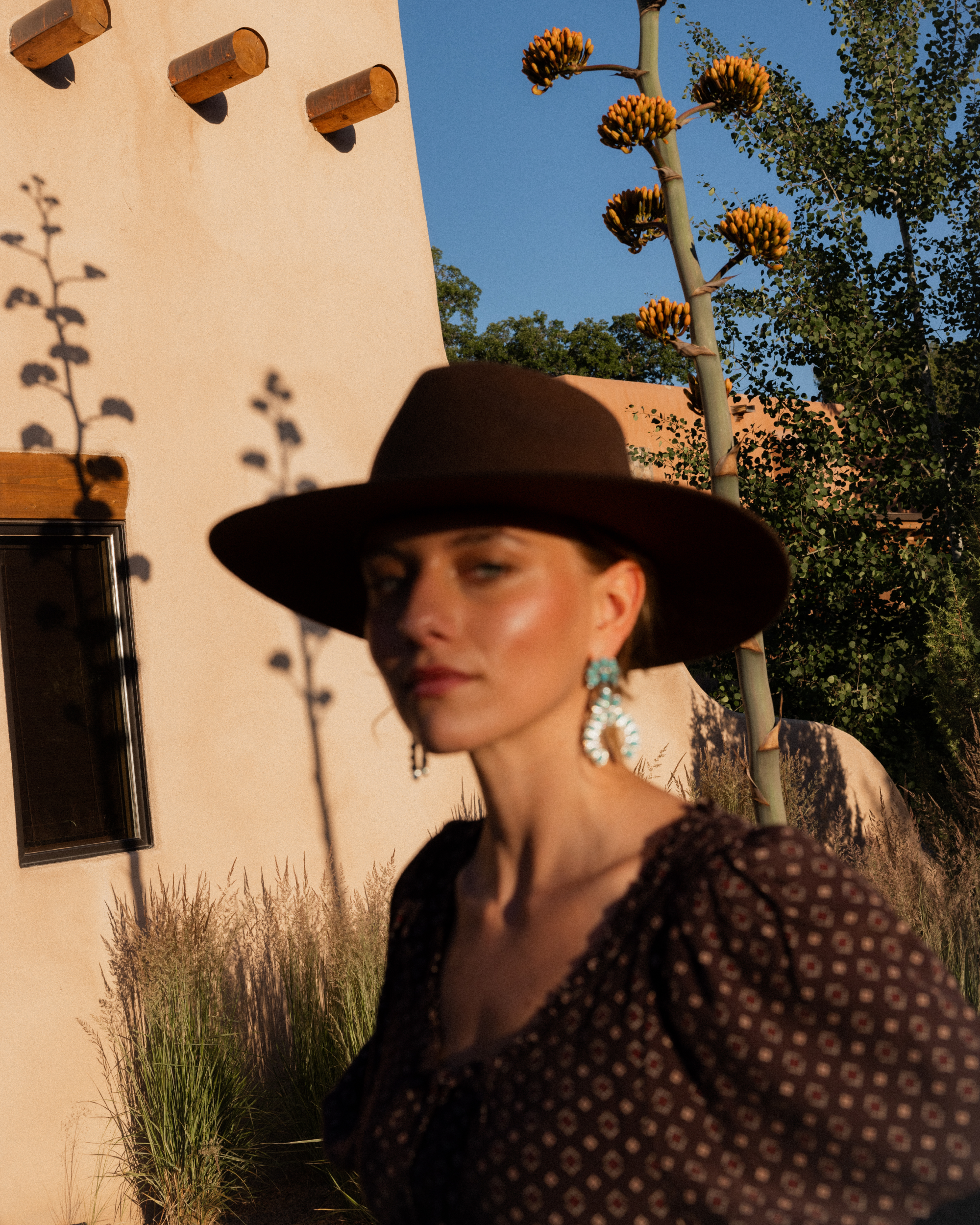 The Belle Wool Cowgirl Hat - Medium Brown Wool