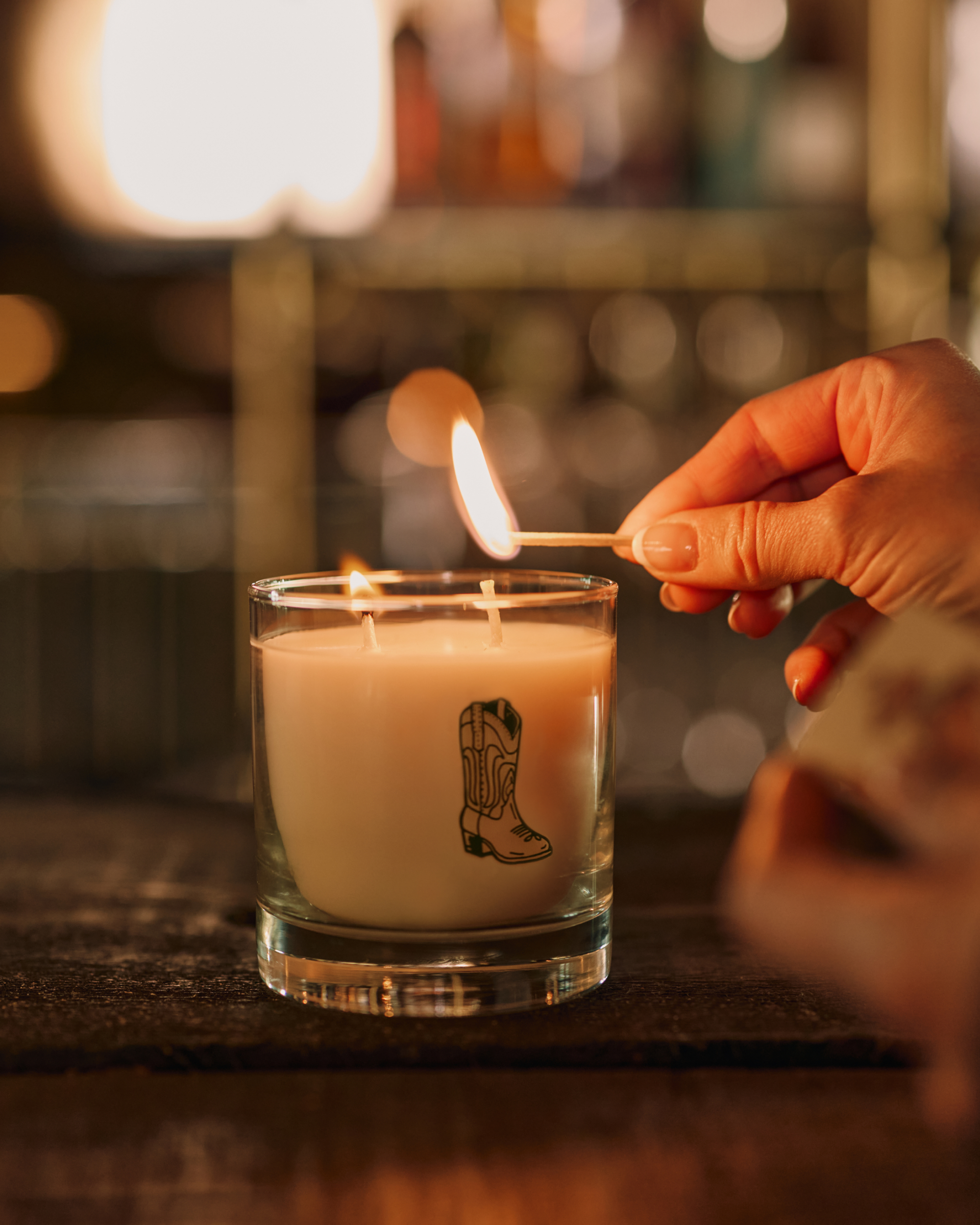 Go West Ranger Station Candle - White Candle