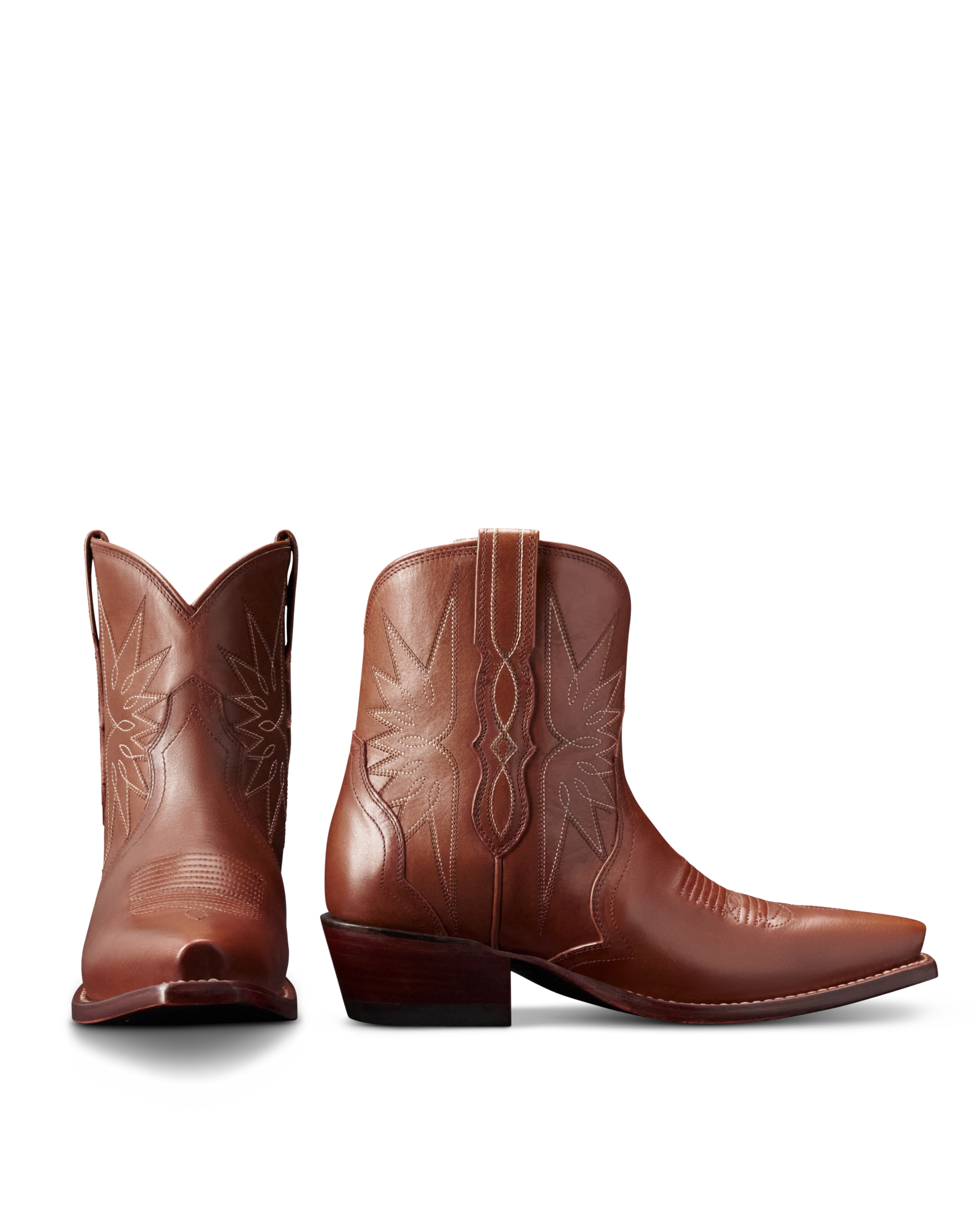 The Lynn - Saddle Cowhide