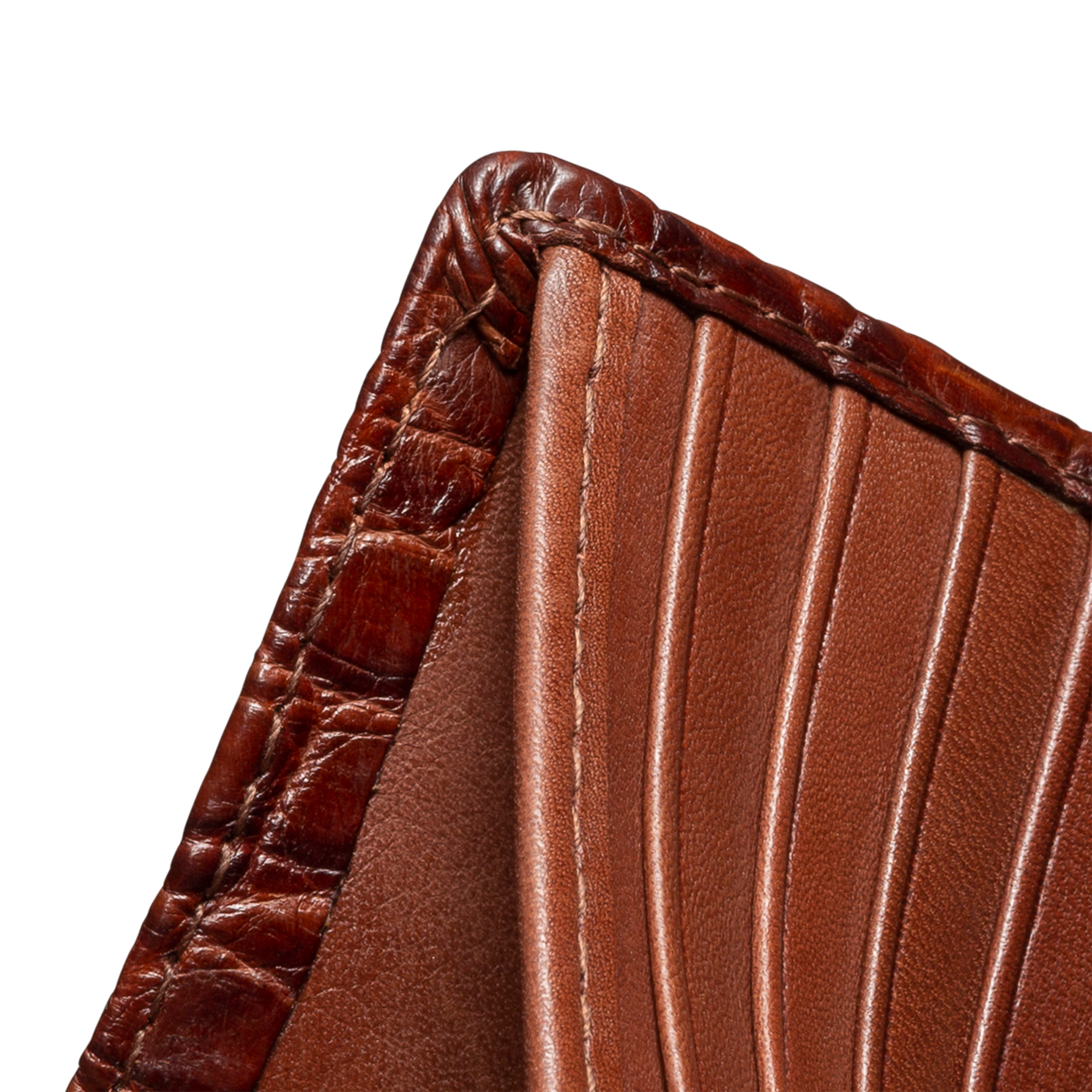 Alligator Billfold - Walnut Alligator
