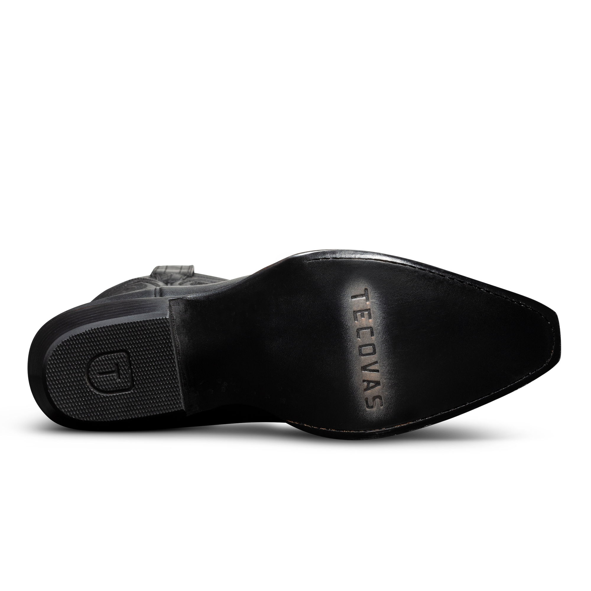 The Annie Wide Calf - Midnight Cowhide