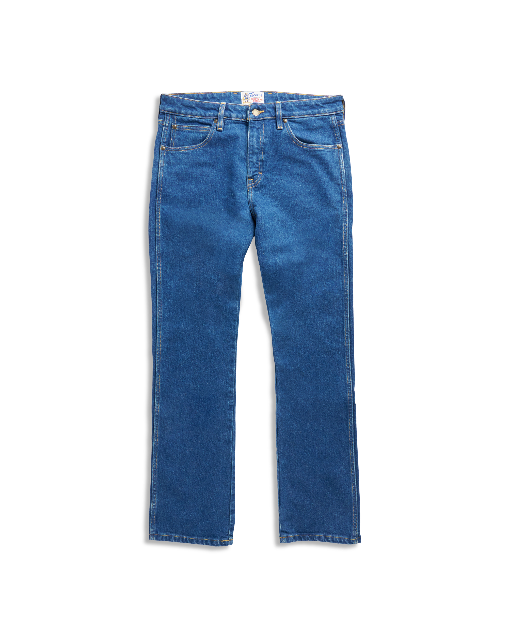 Men's Slim Straight Heritage Denim - Medium Blue Heritage Denim