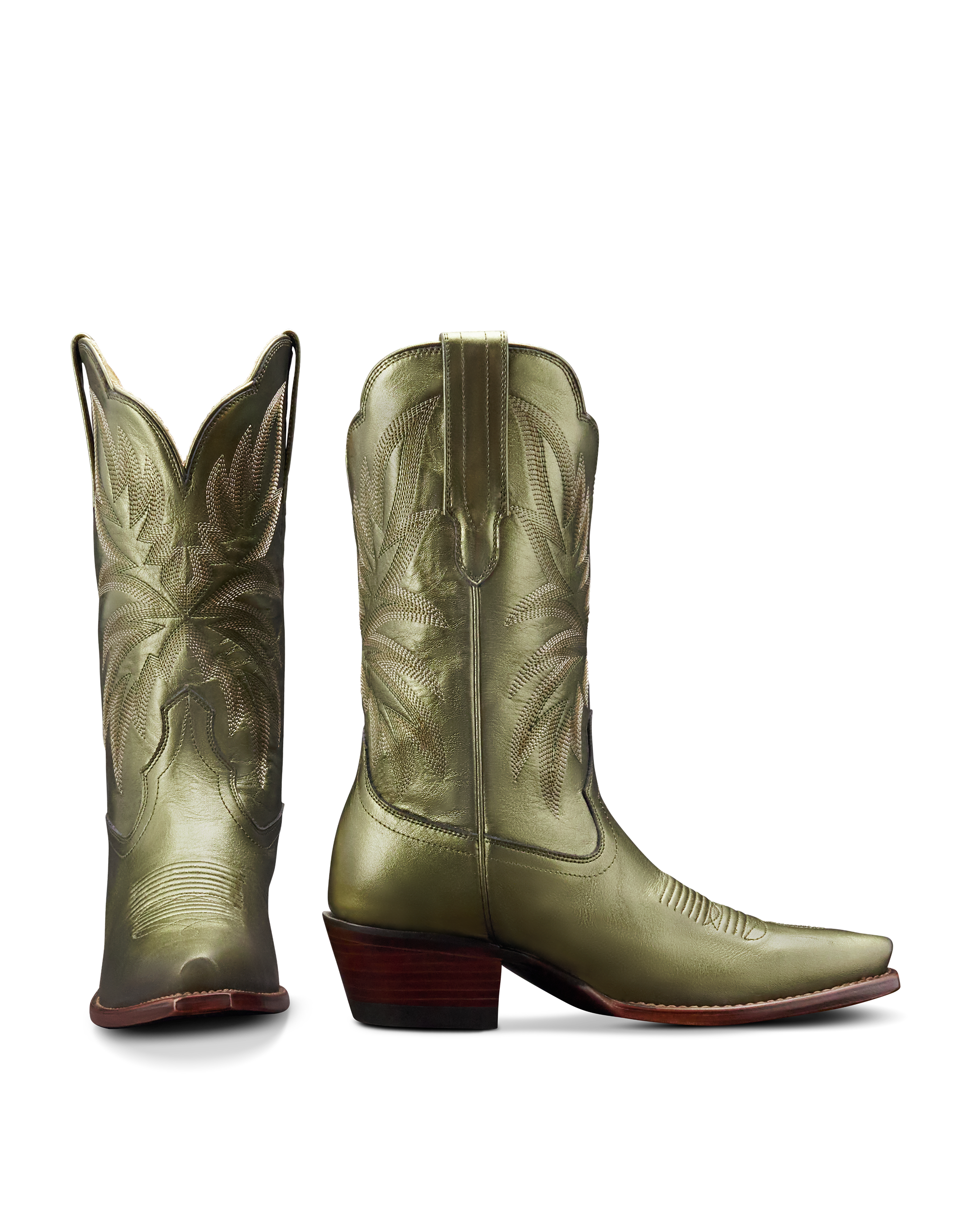 The Sadie - Olive Cowhide