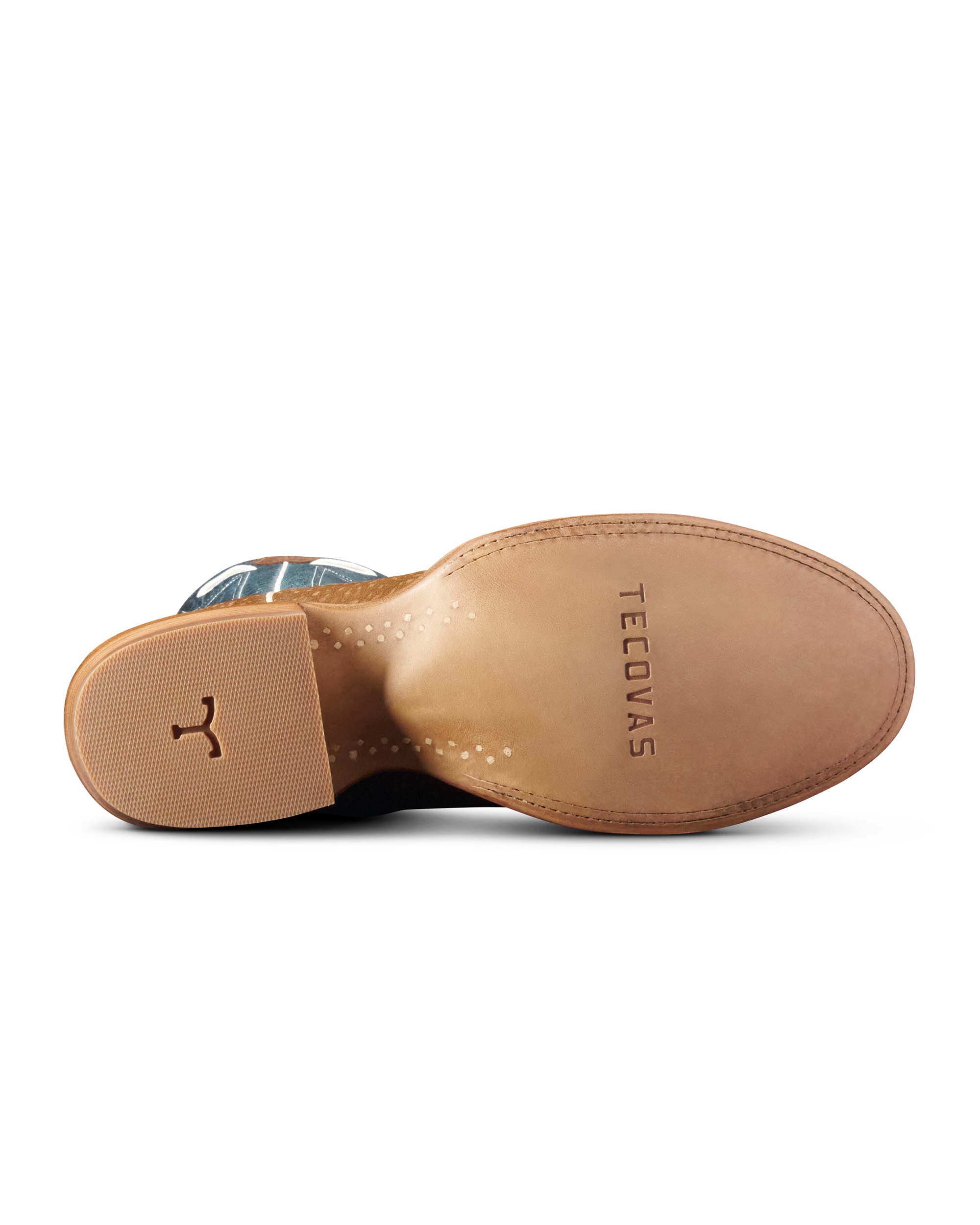 The Prescott - Chestnut Blue Bullhide