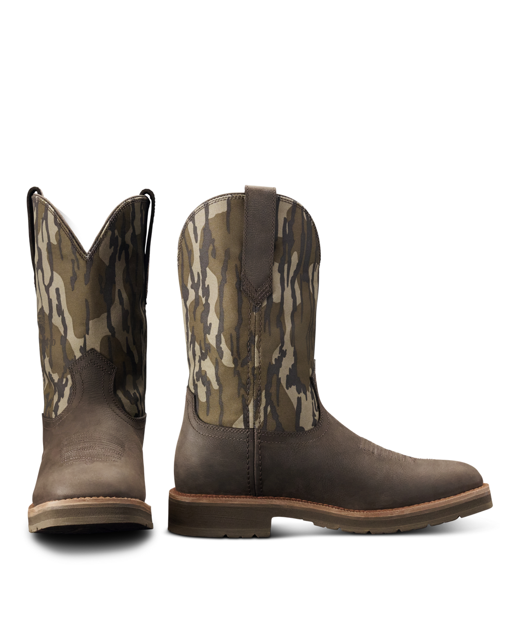 Tecovas x Mossy Oak Rugged Square Toe - Umber Cowhide