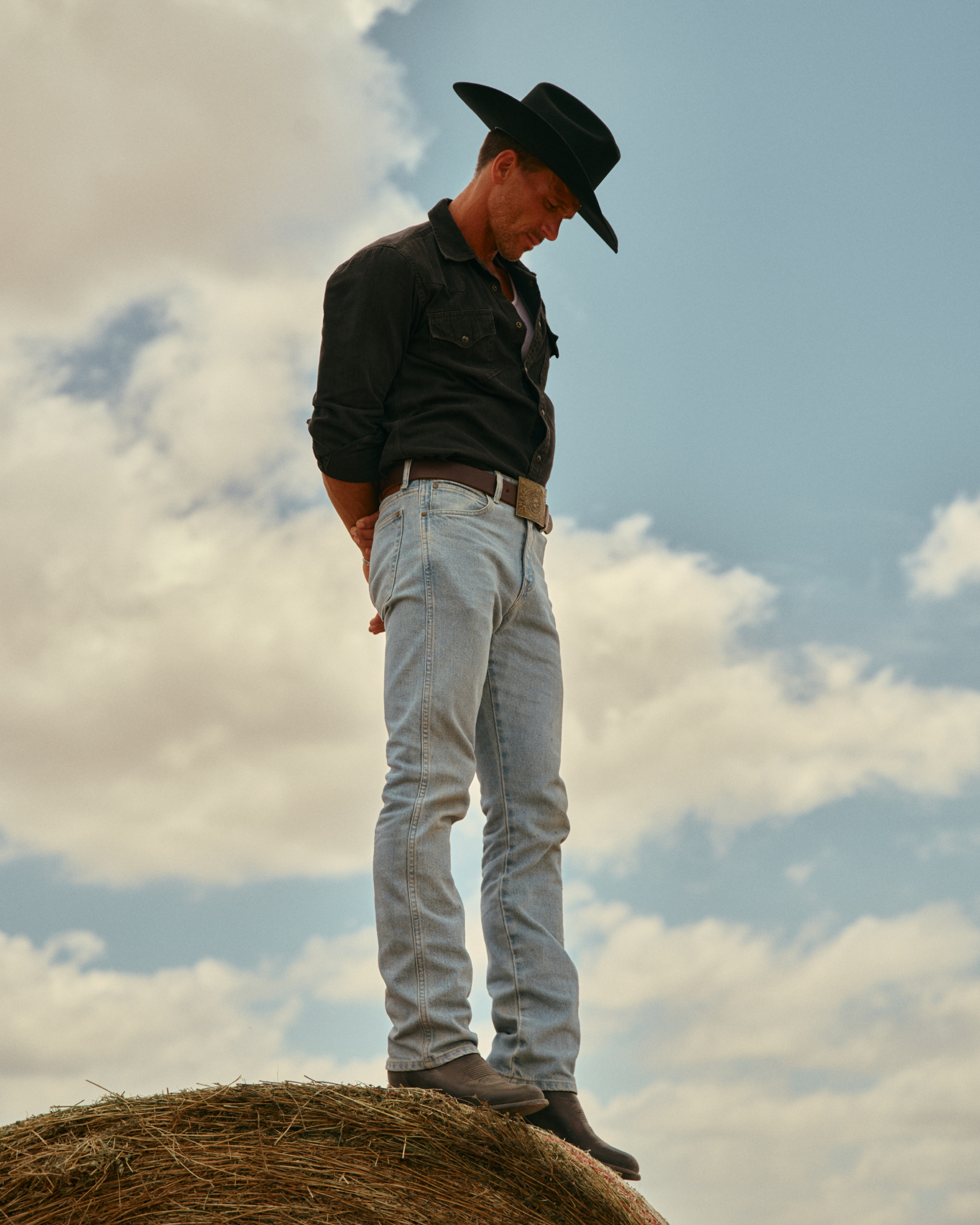 Men's Slim Straight Heritage Denim - Light Blue Heritage Denim